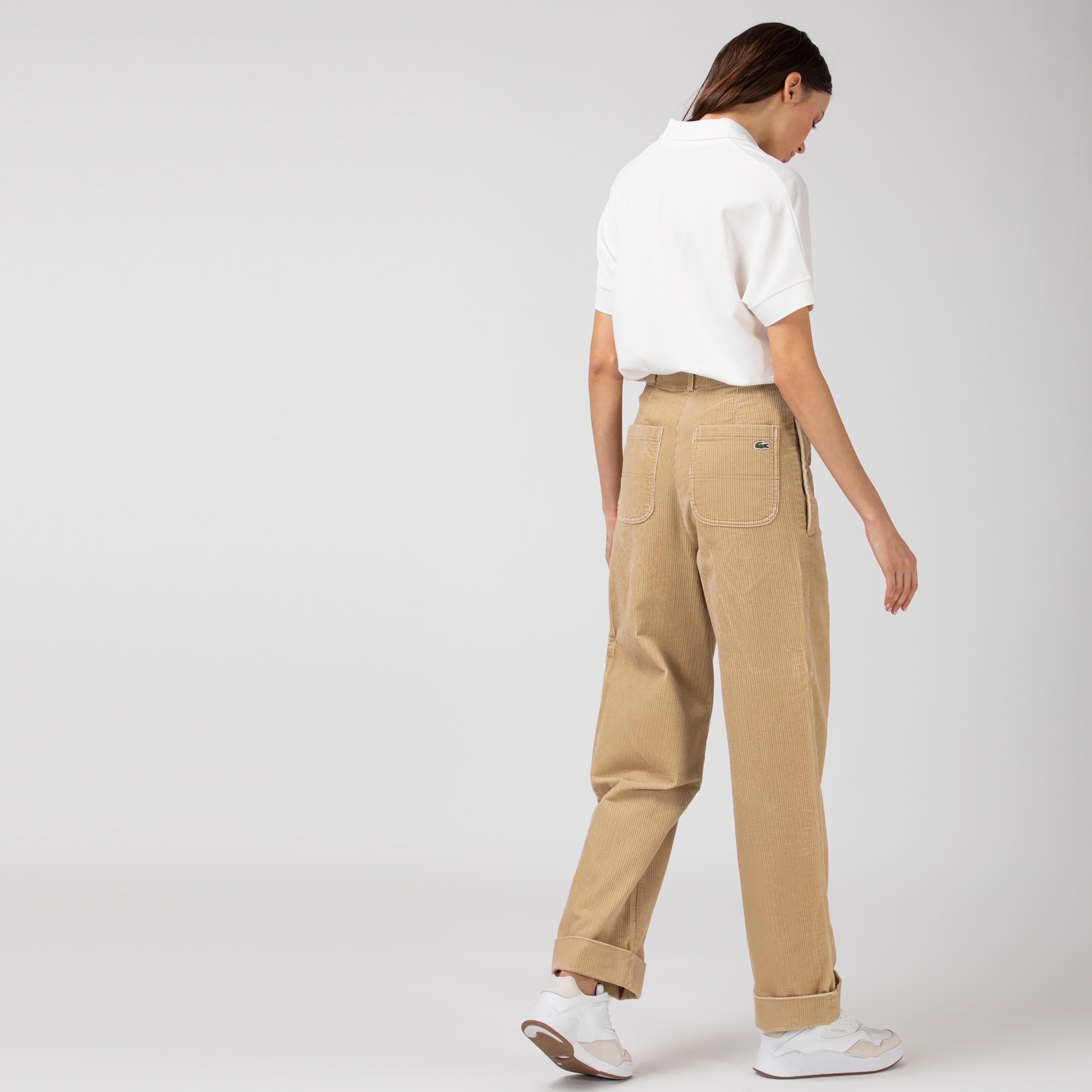 Lacoste L!VE Kadın Bej Pantolon