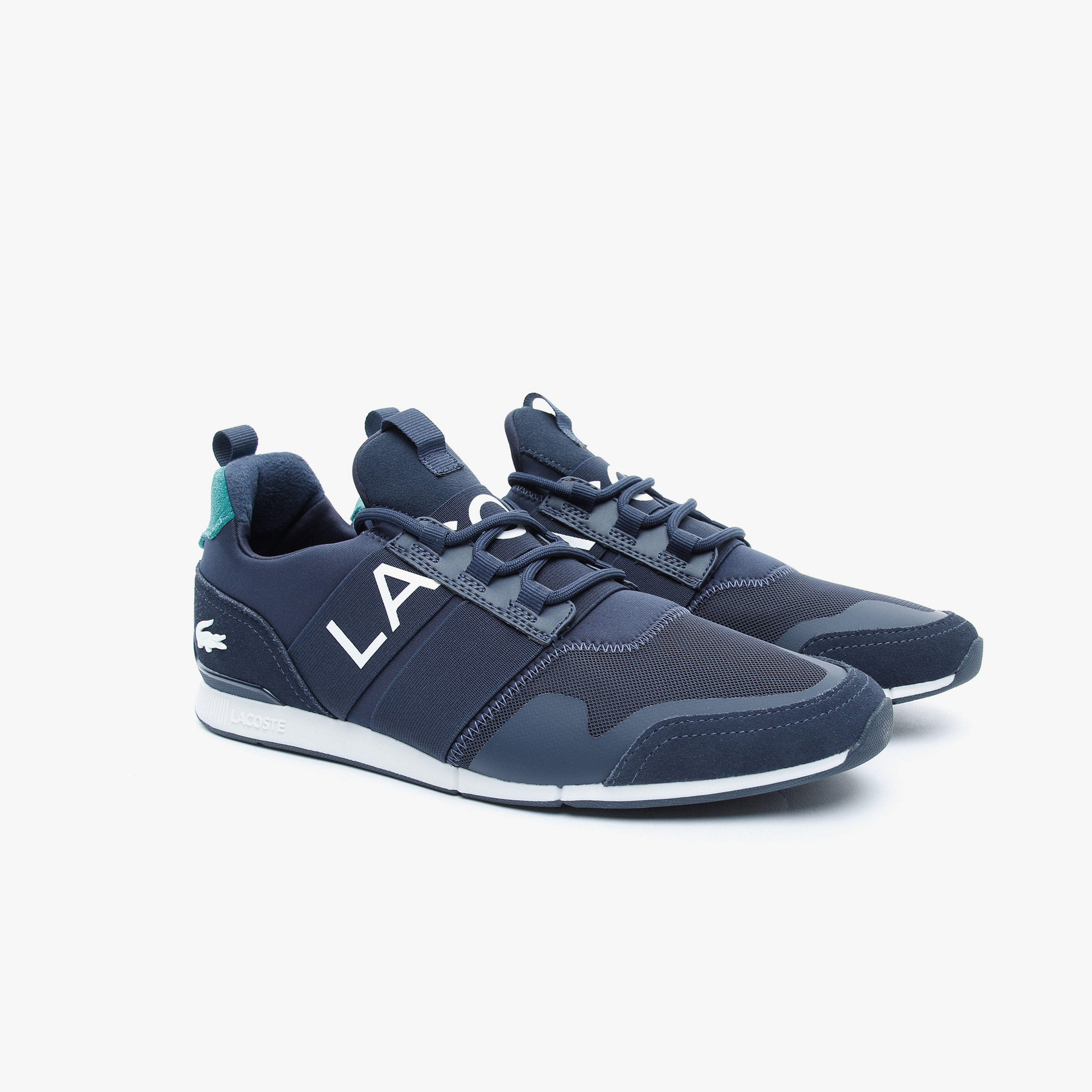 Lacoste Menerva Elite 0120 1 Cma Erkek Lacivert - Yeşil Sneaker