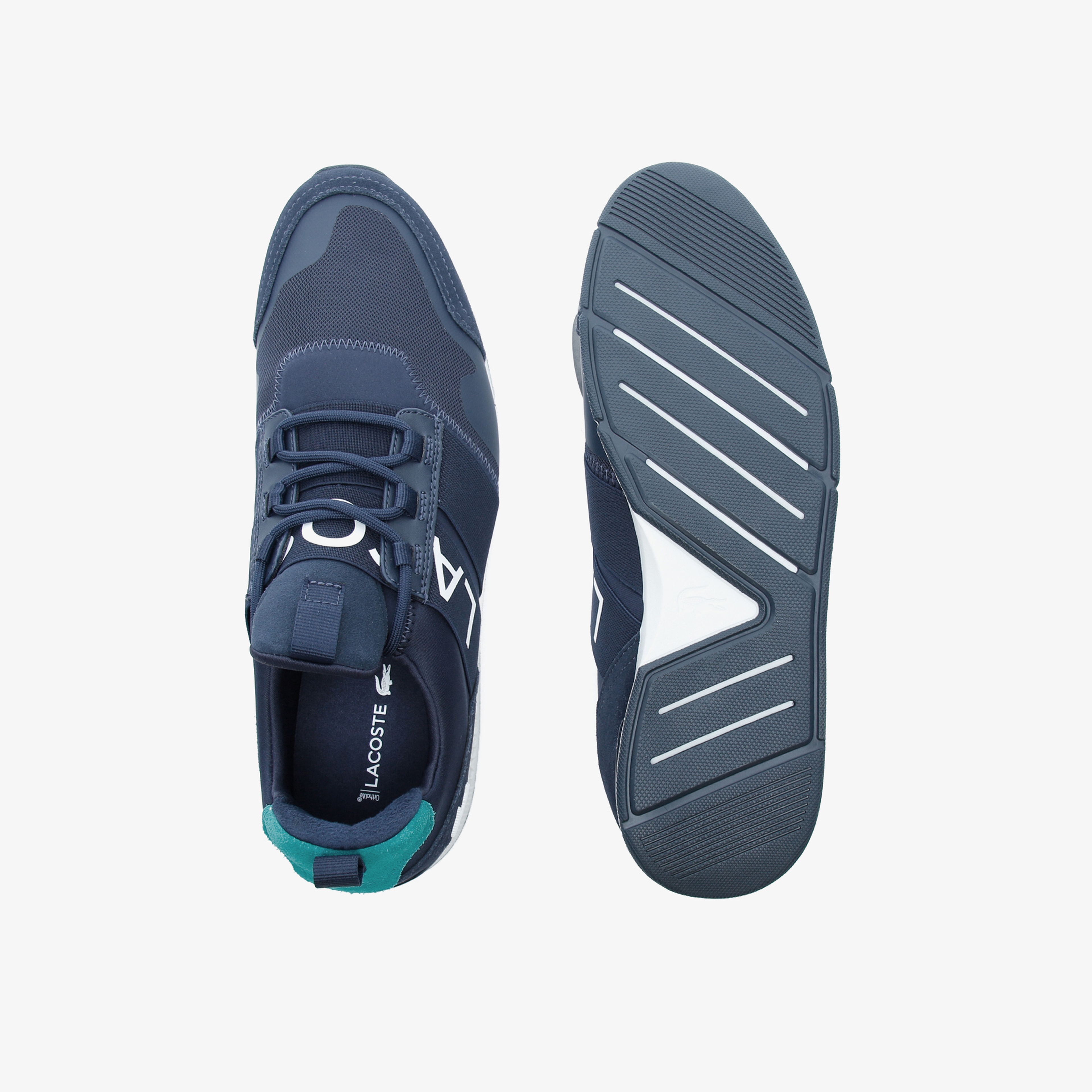 Lacoste Menerva Elite 0120 1 Cma Erkek Lacivert - Yeşil Sneaker