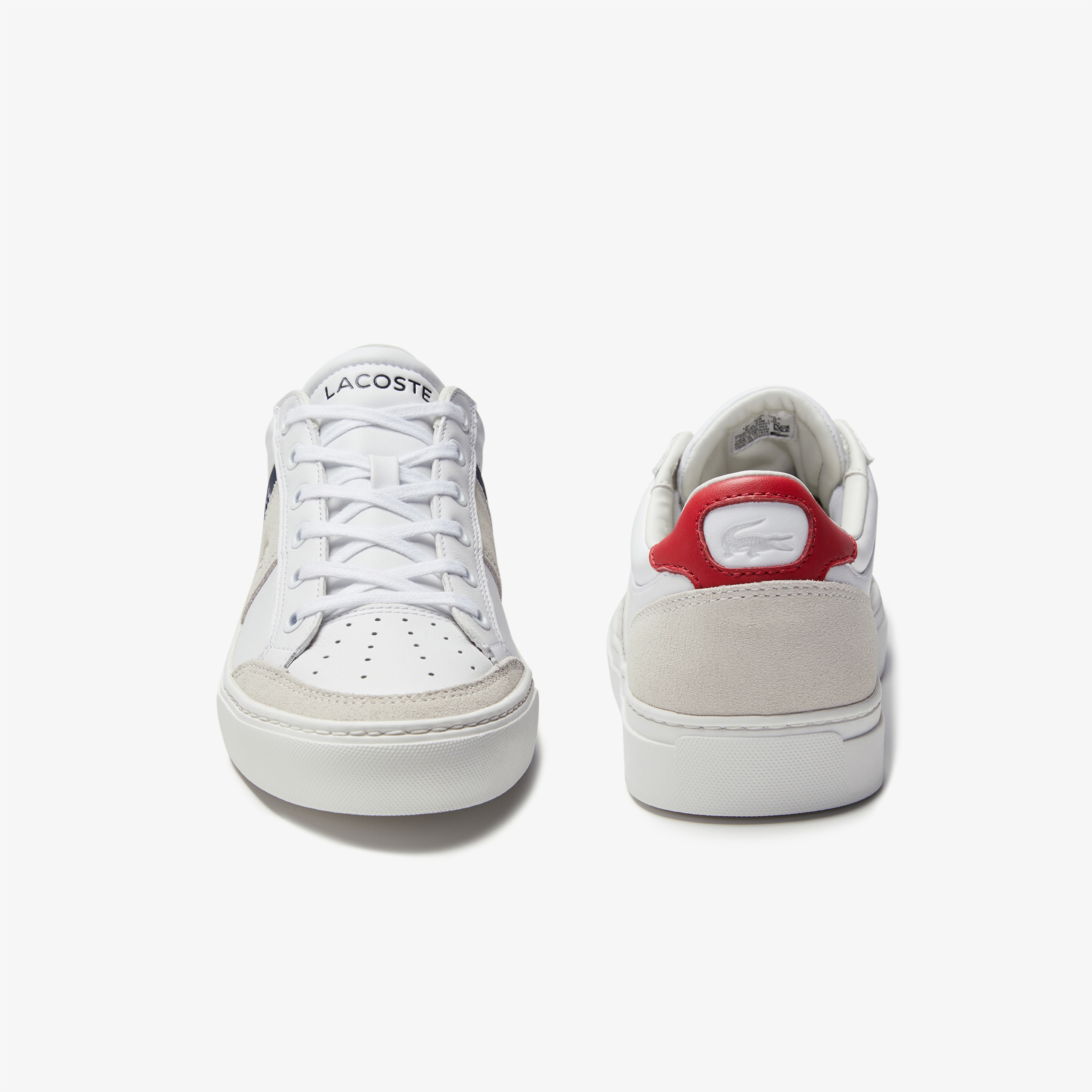 Lacoste Courtline 0120 1 Cma Erkek Deri Beyaz - Bej Sneaker