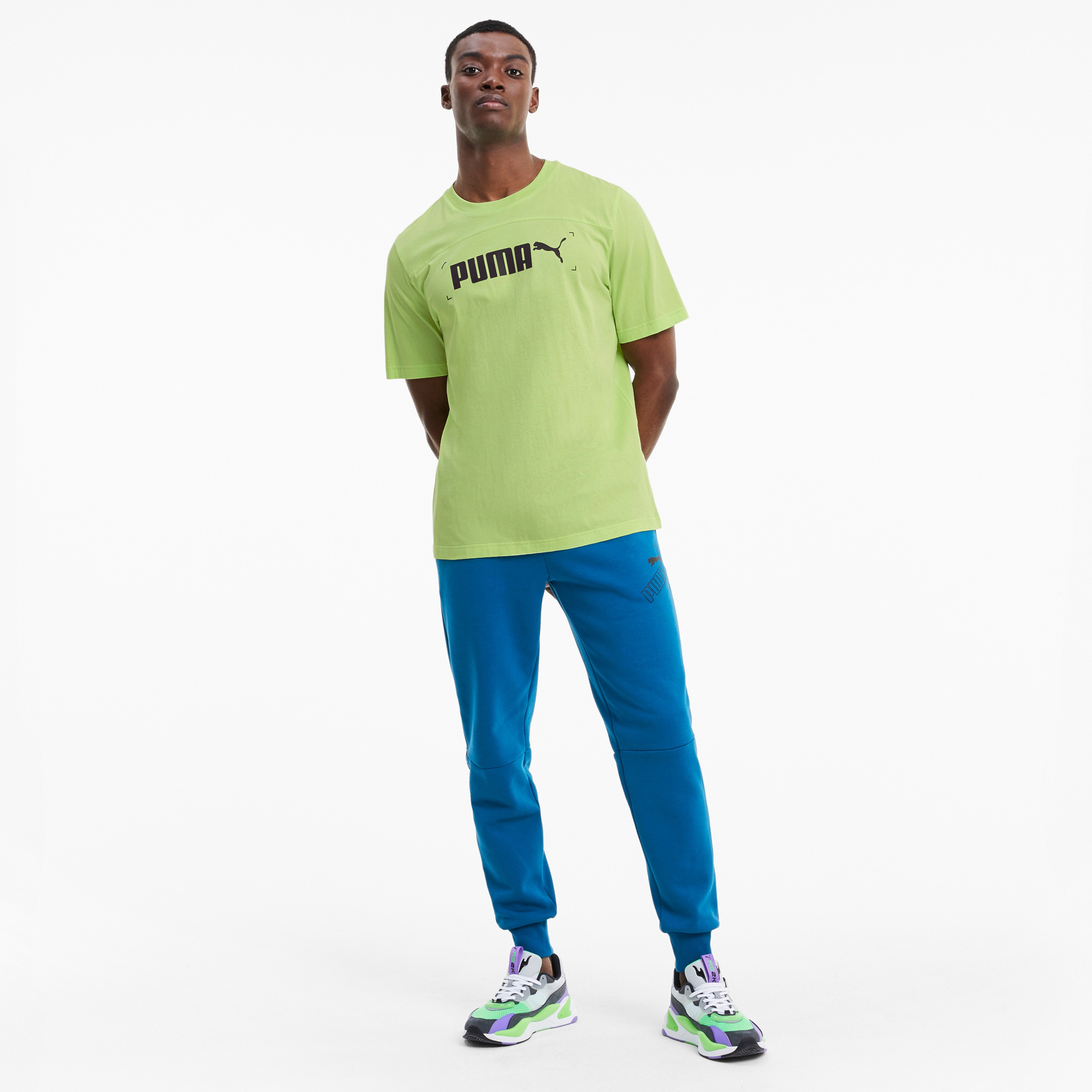 Puma Nu-Tility Erkek Yeşil T-Shirt