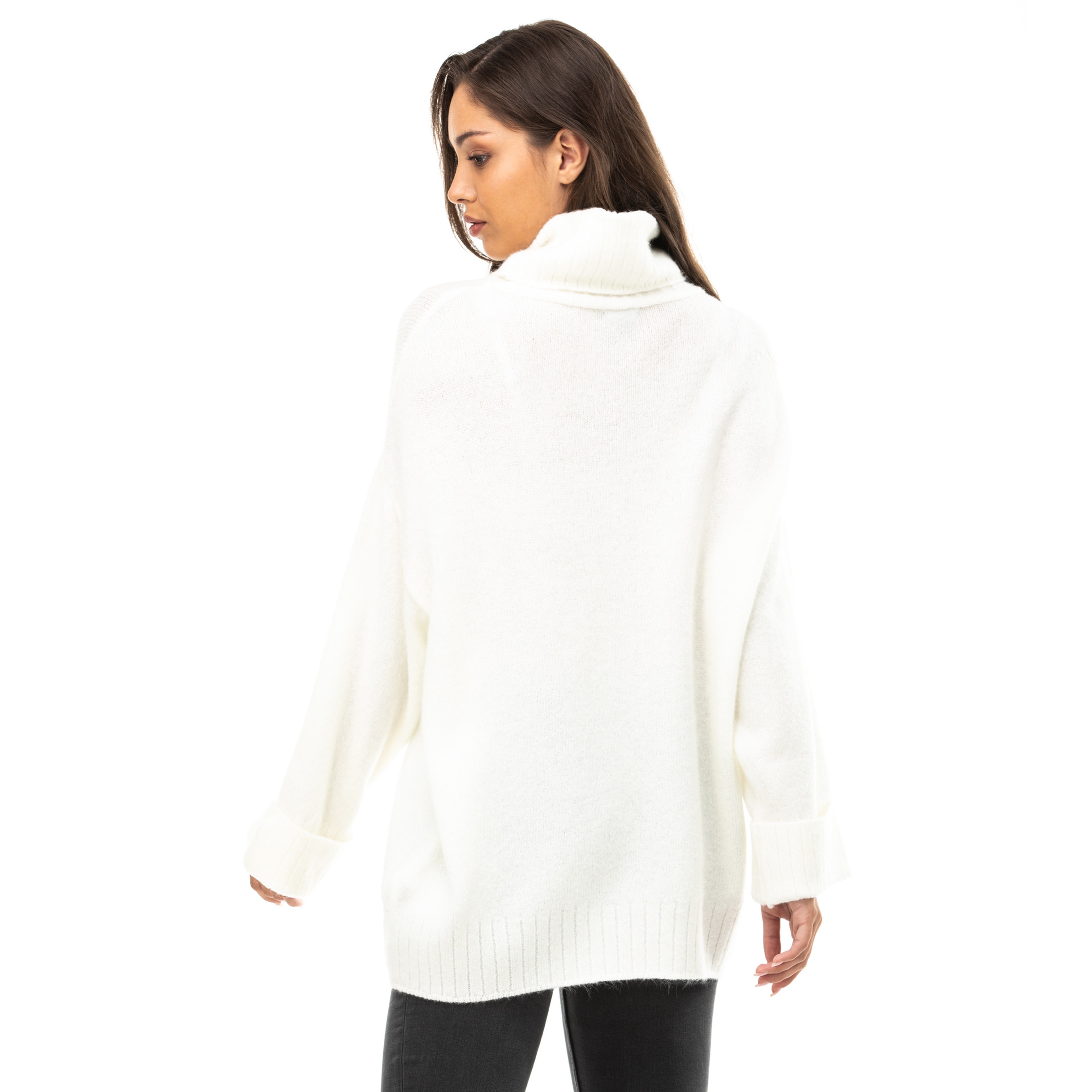 NAUTICA KADIN KREM TRİKO KAZAK