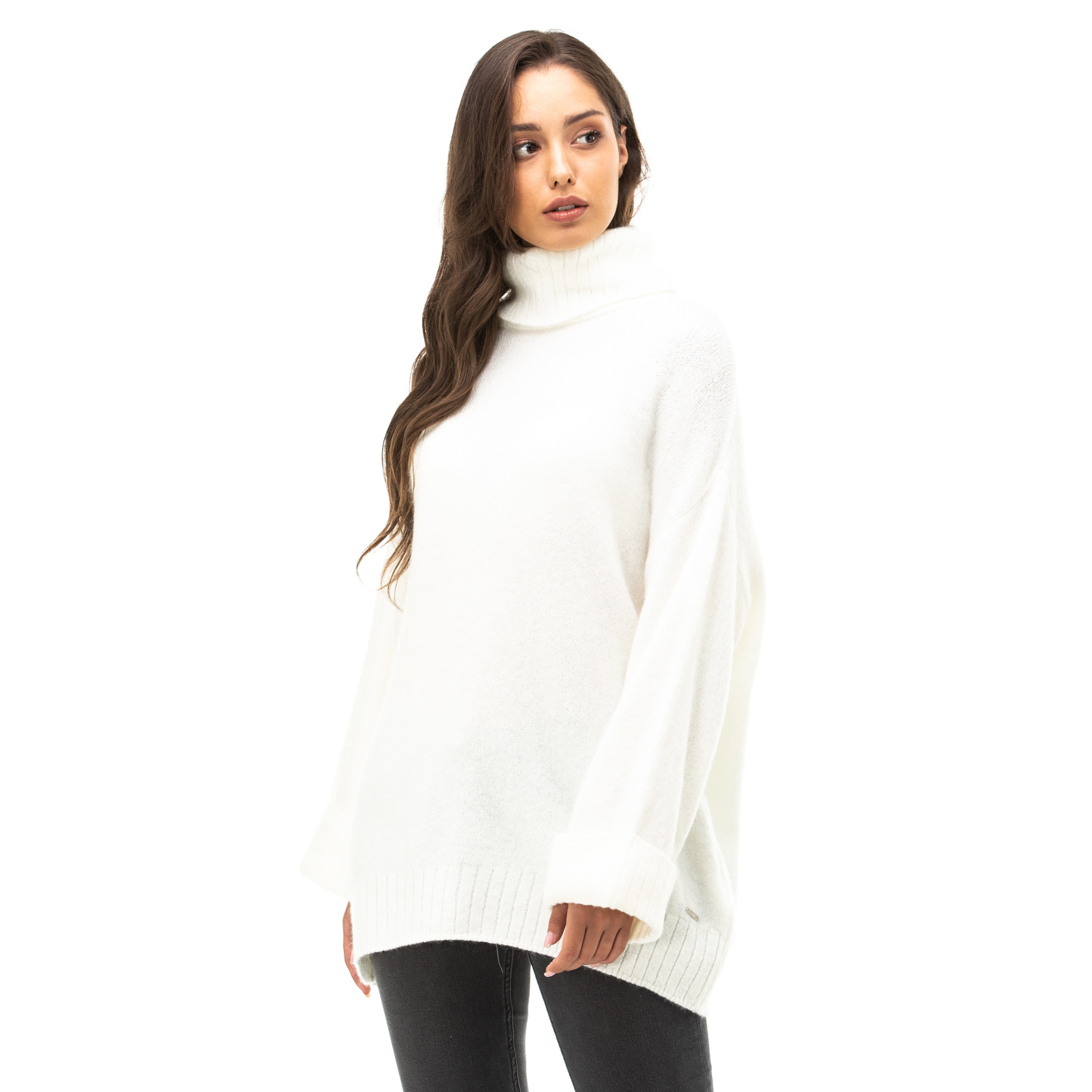 NAUTICA KADIN KREM TRİKO KAZAK