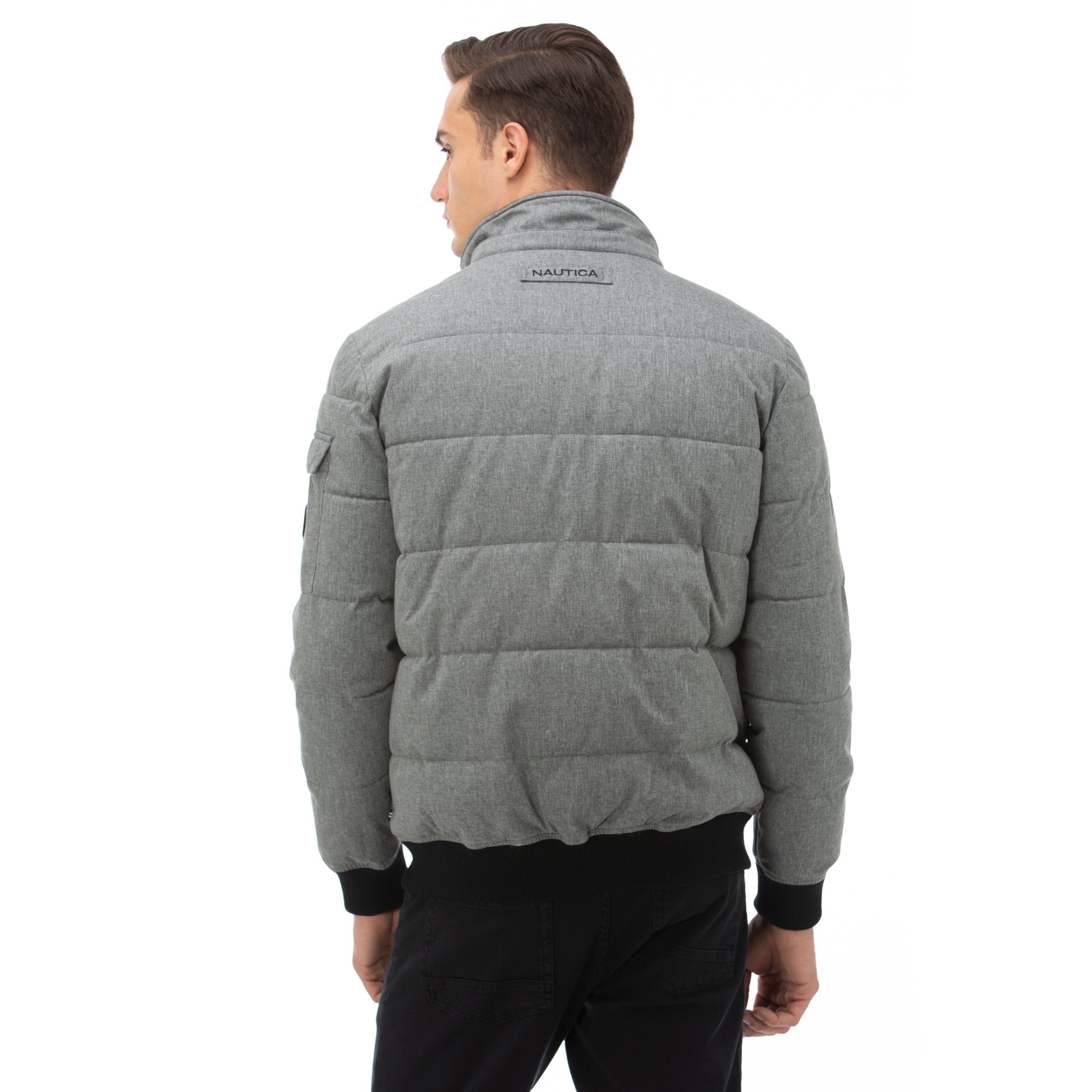 NAUTICA ERKEK GRİ SU GEÇİRMEZ MONT
