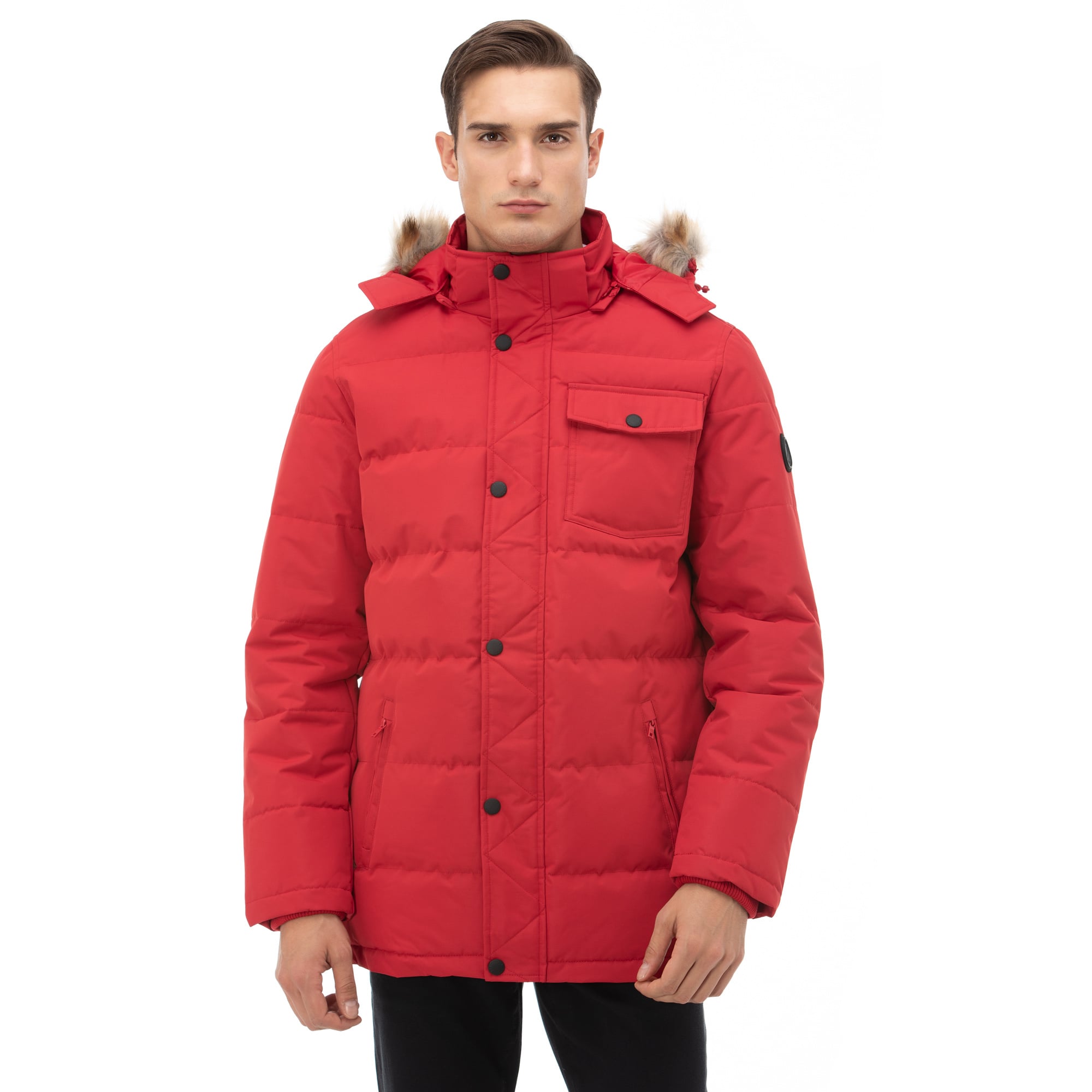 NAUTICA ERKEK KIRMIZI SU GEÇİRMEZ MONT