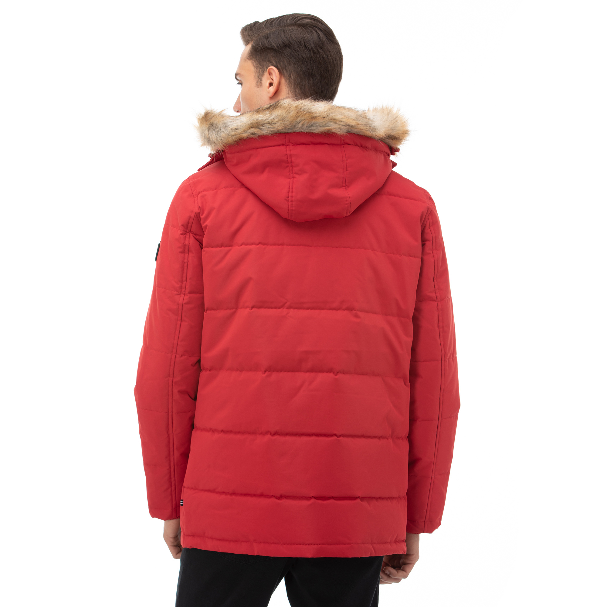 NAUTICA ERKEK KIRMIZI SU GEÇİRMEZ MONT