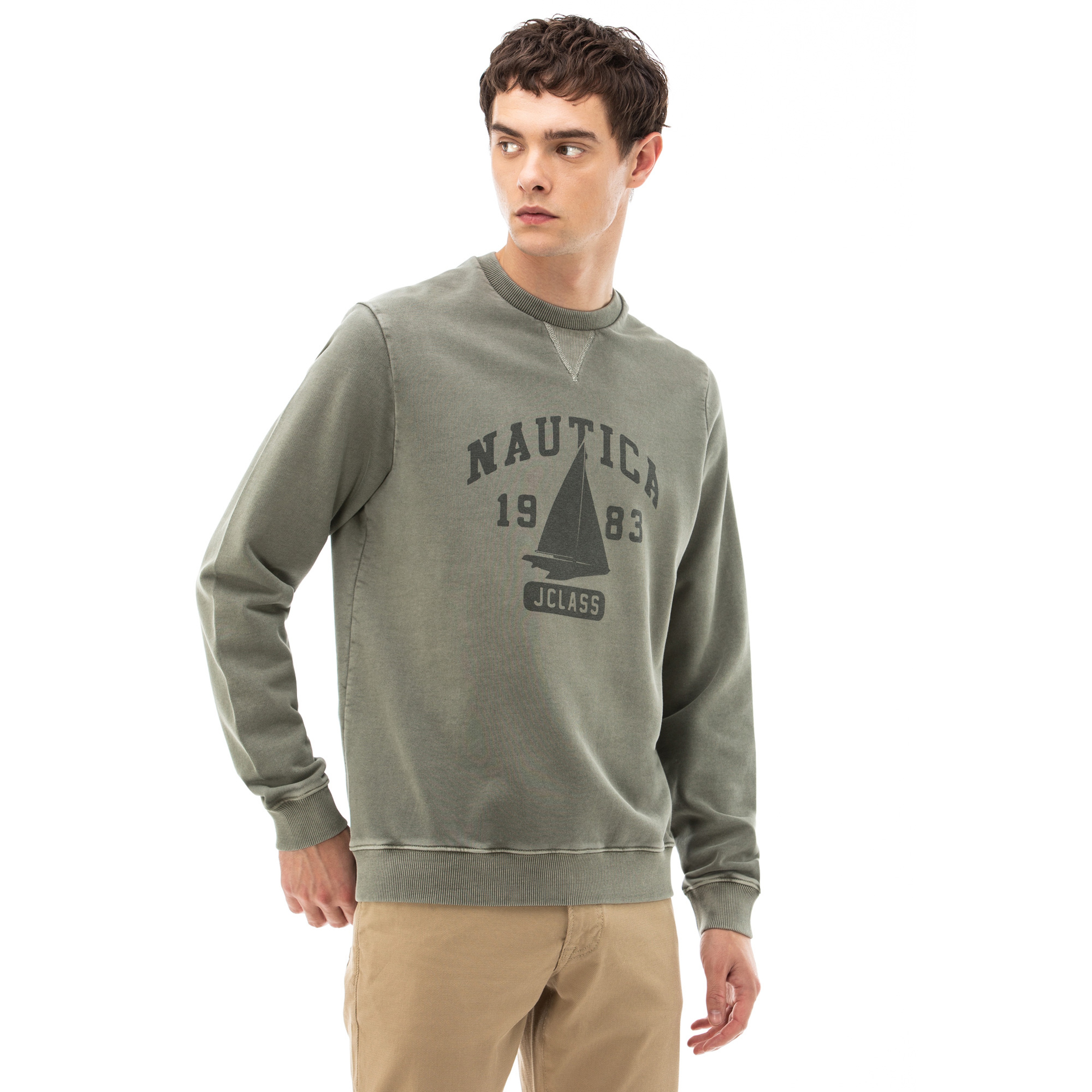 Nautica Erkek Yeşil Sweatshirt