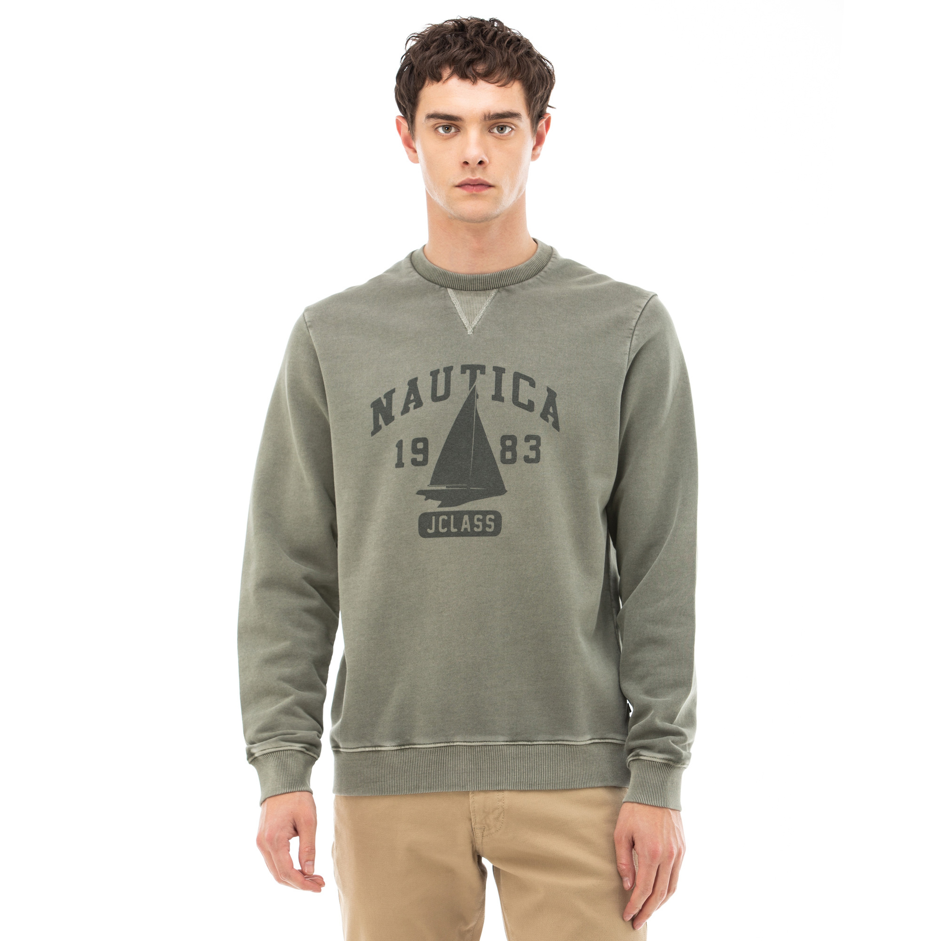 Nautica Erkek Yeşil Sweatshirt