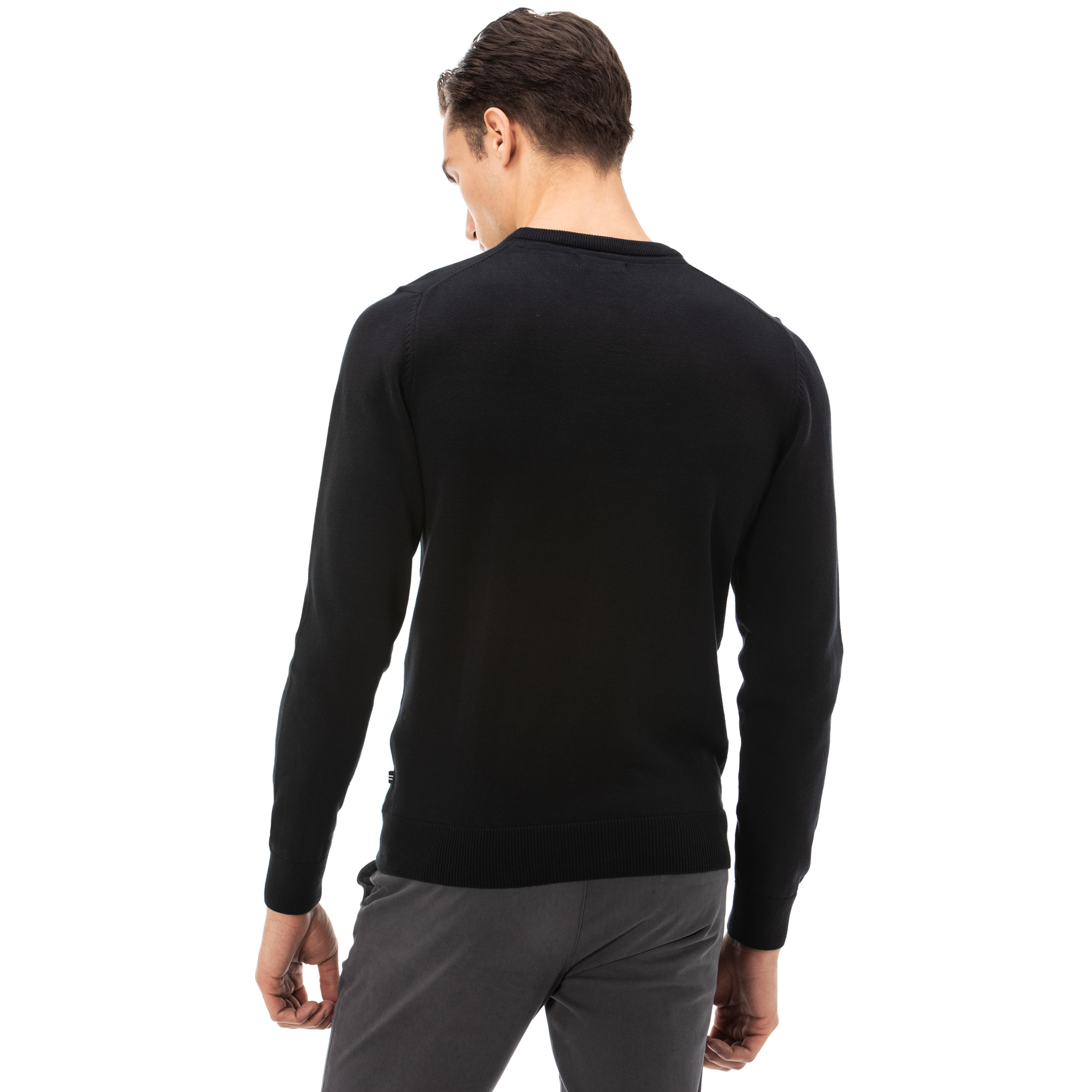 NAUTICA ERKEK SİYAH TRİKO KAZAK