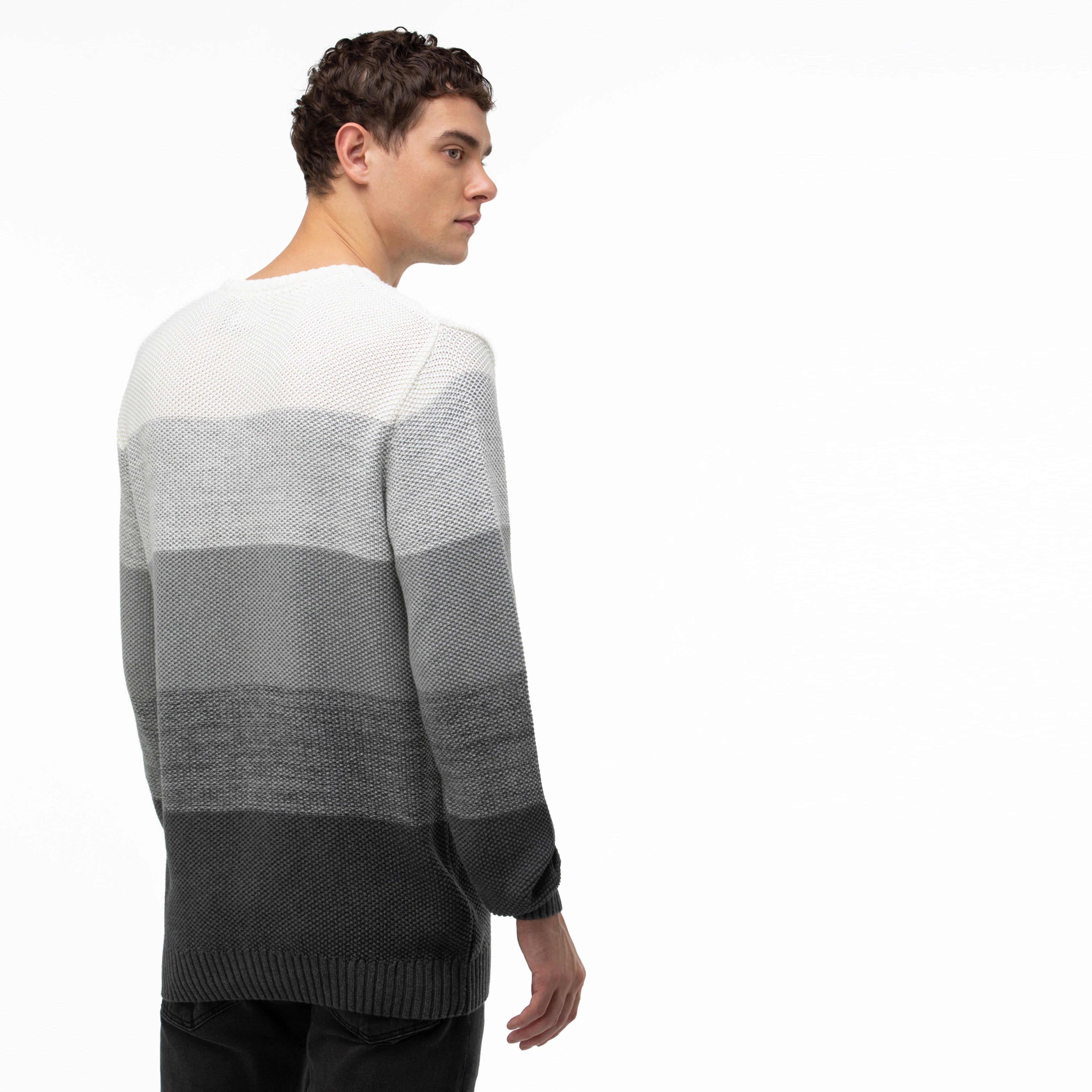 NAUTICA ERKEK BEYAZ TRİKO KAZAK