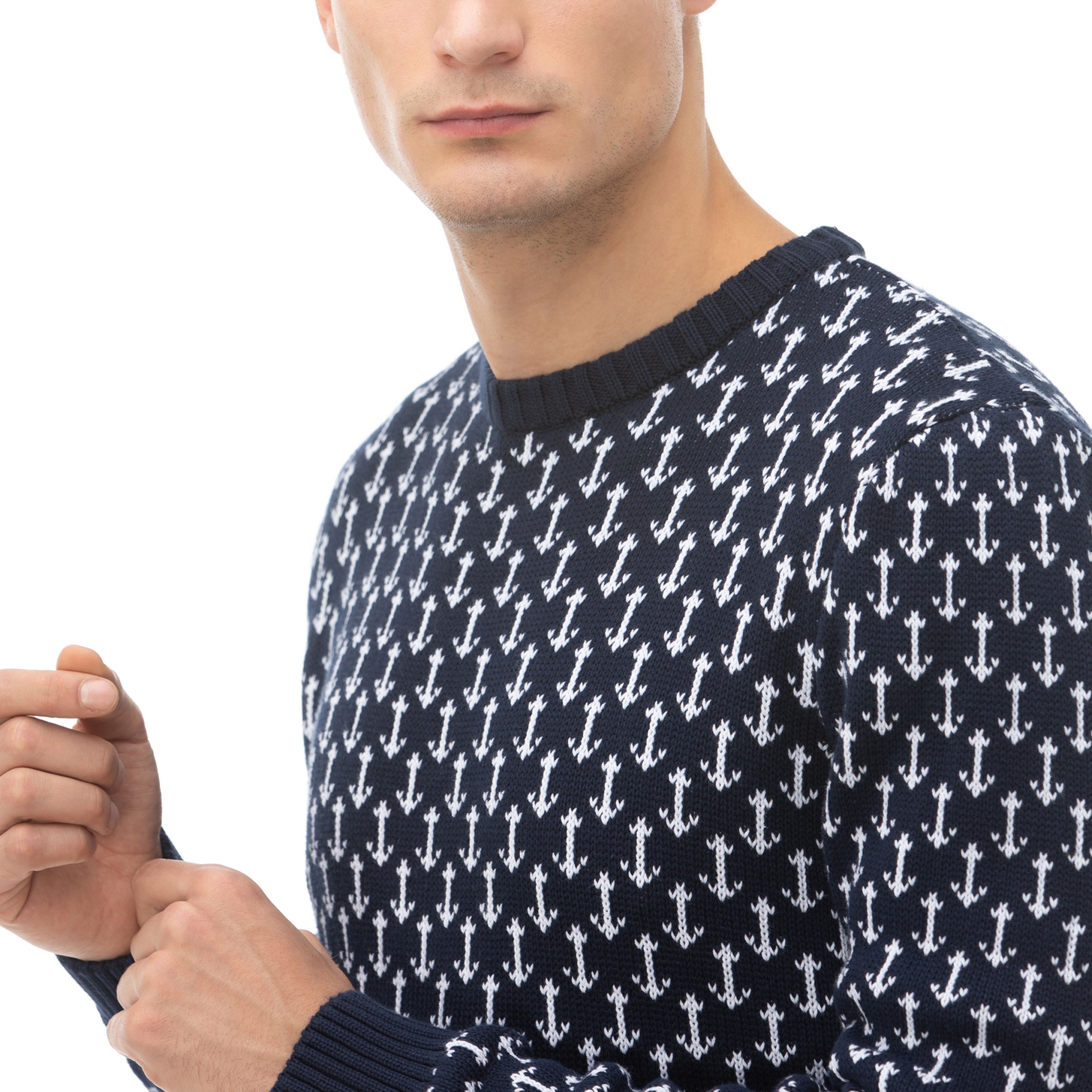 NAUTICA ERKEK LACİVERT TRİKO KAZAK