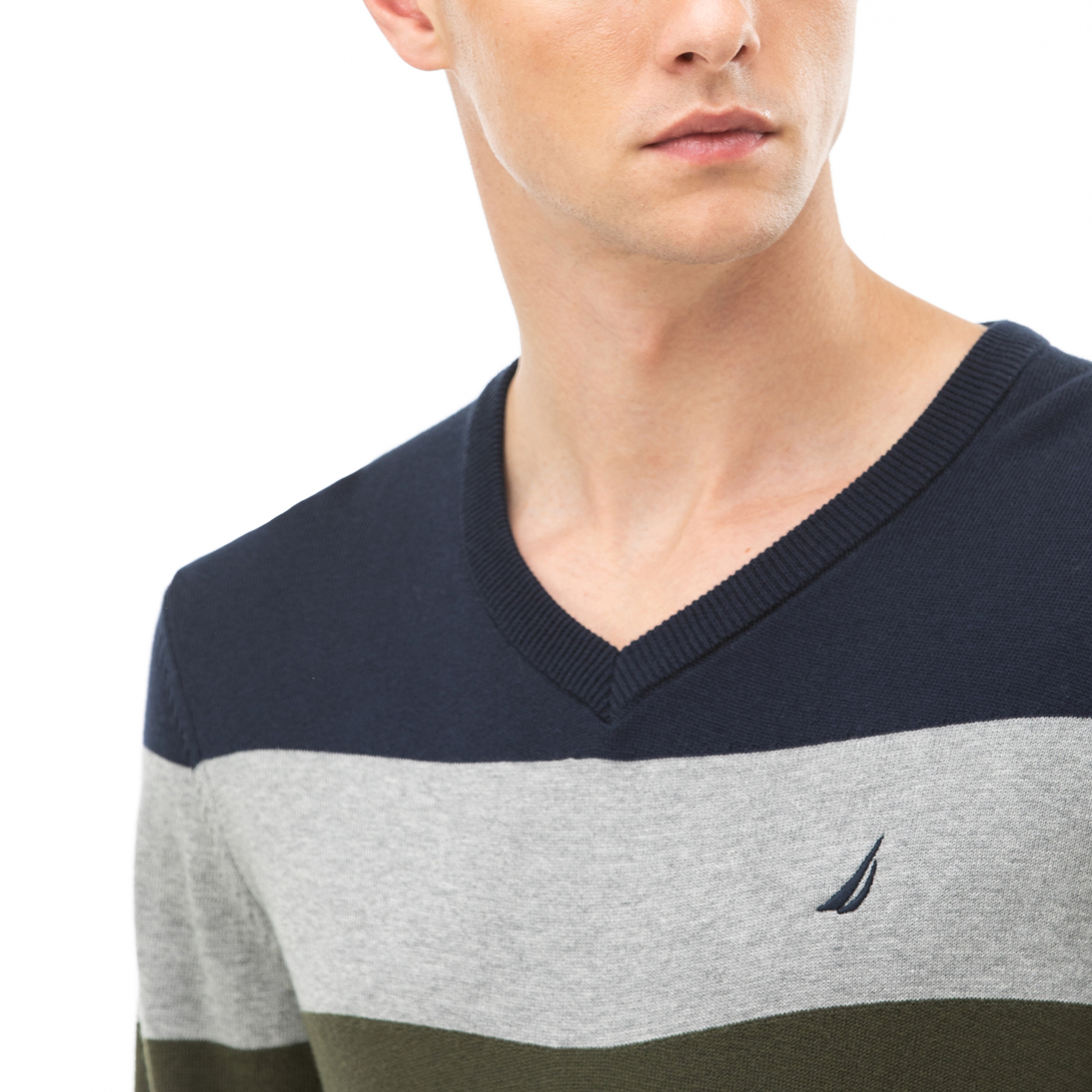 NAUTICA ERKEK LACİVERT TRİKO KAZAK