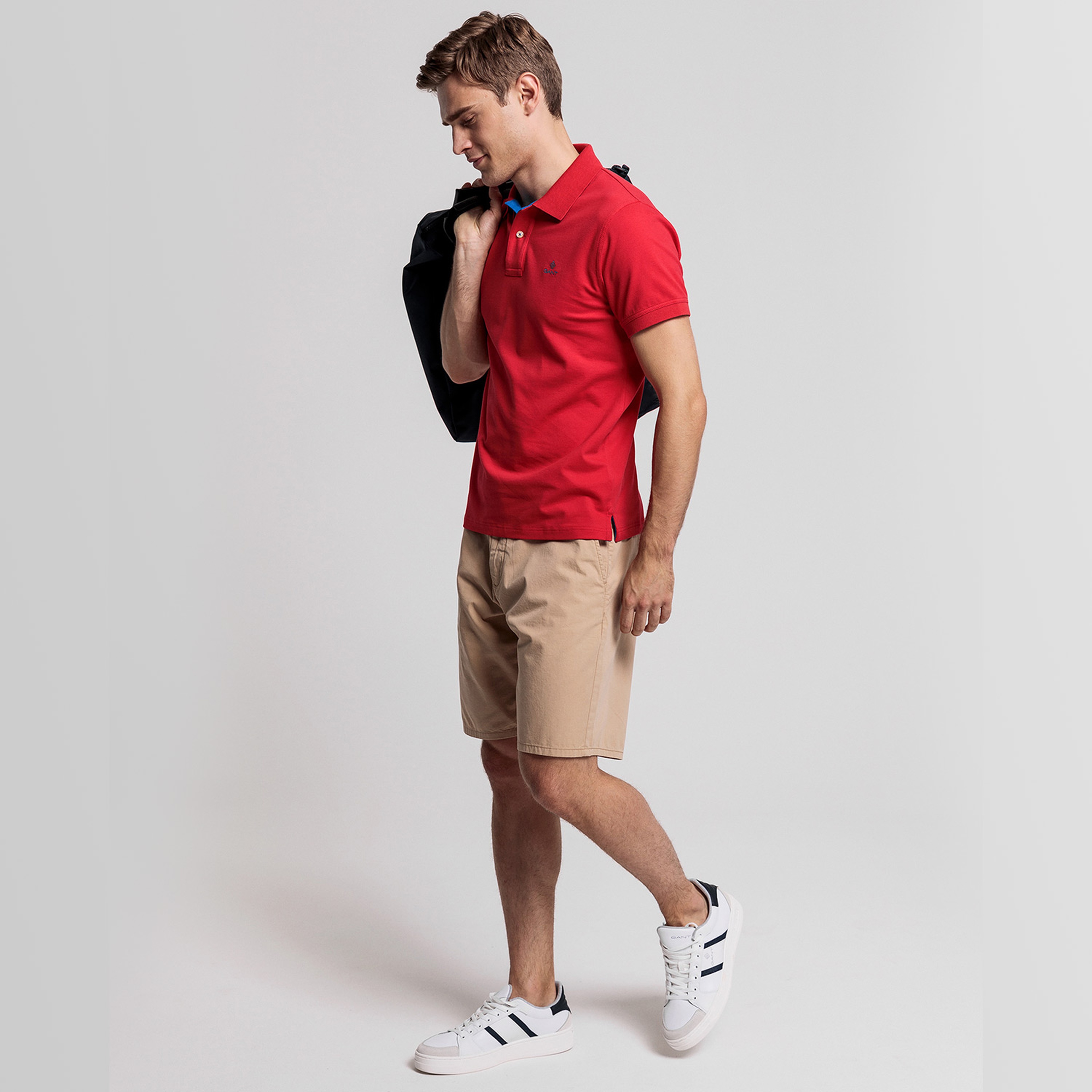 Gant Erkek Kırmızı Regular Fit Polo