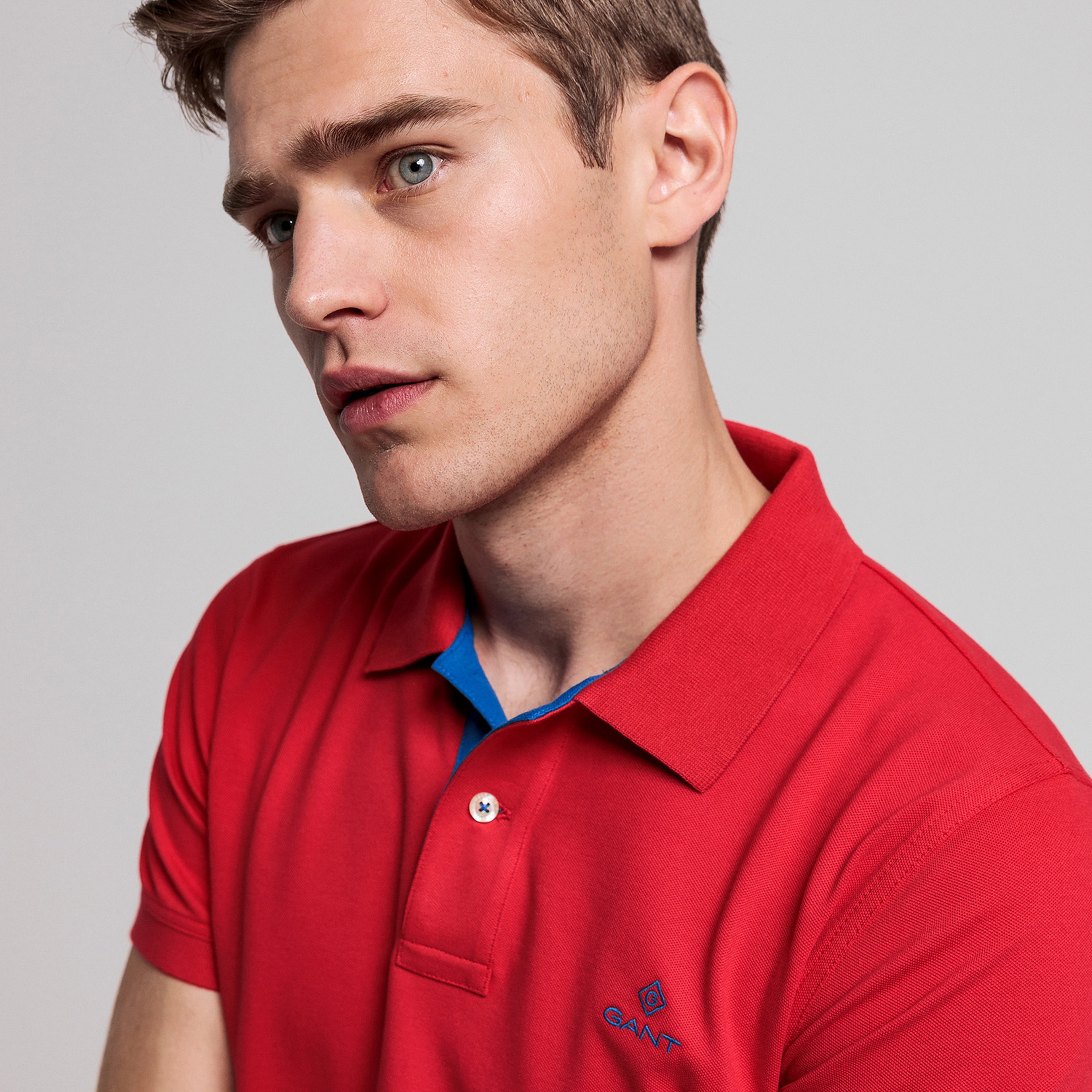 Gant Erkek Kırmızı Regular Fit Polo