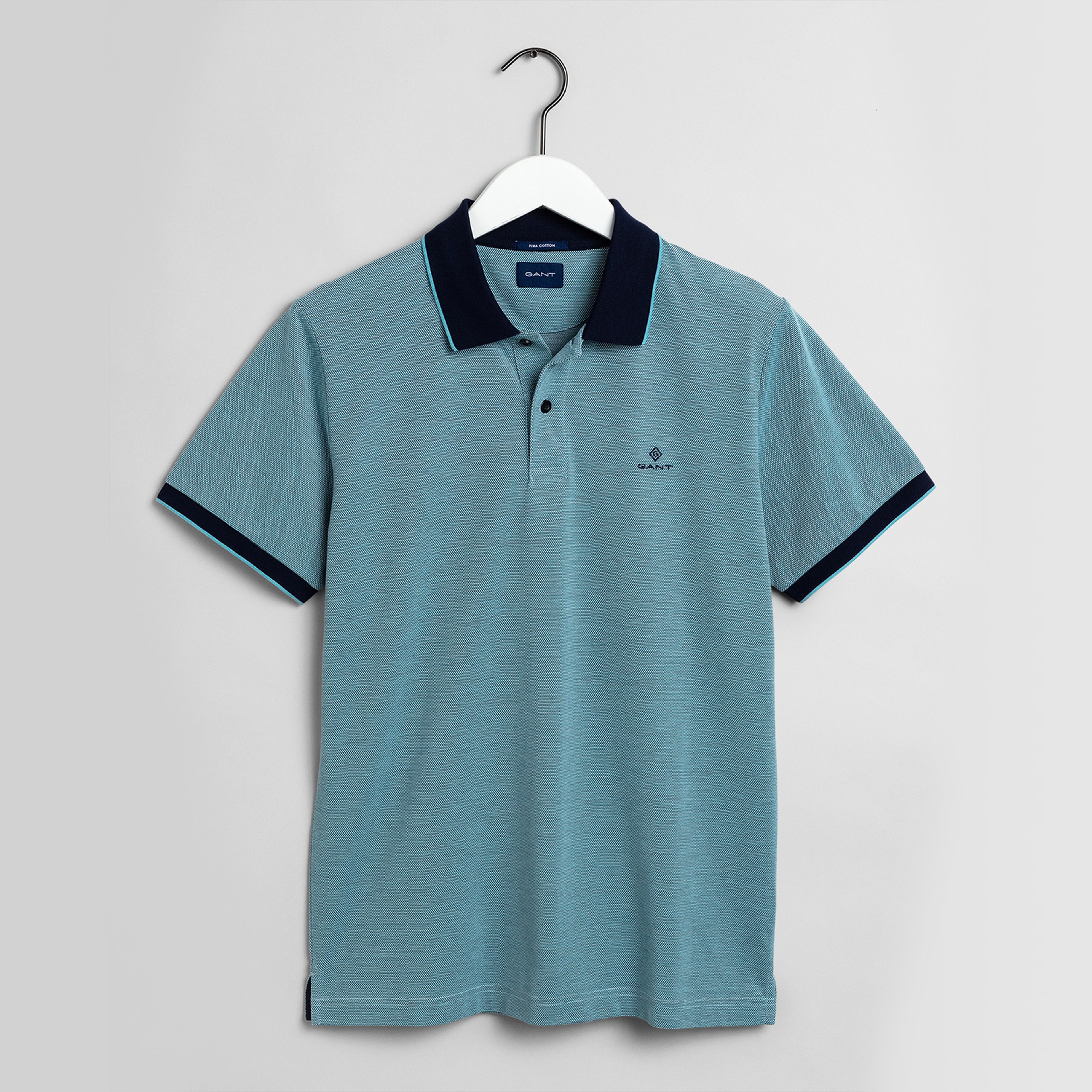 GANT Erkek Mavi Regular Fit Polo