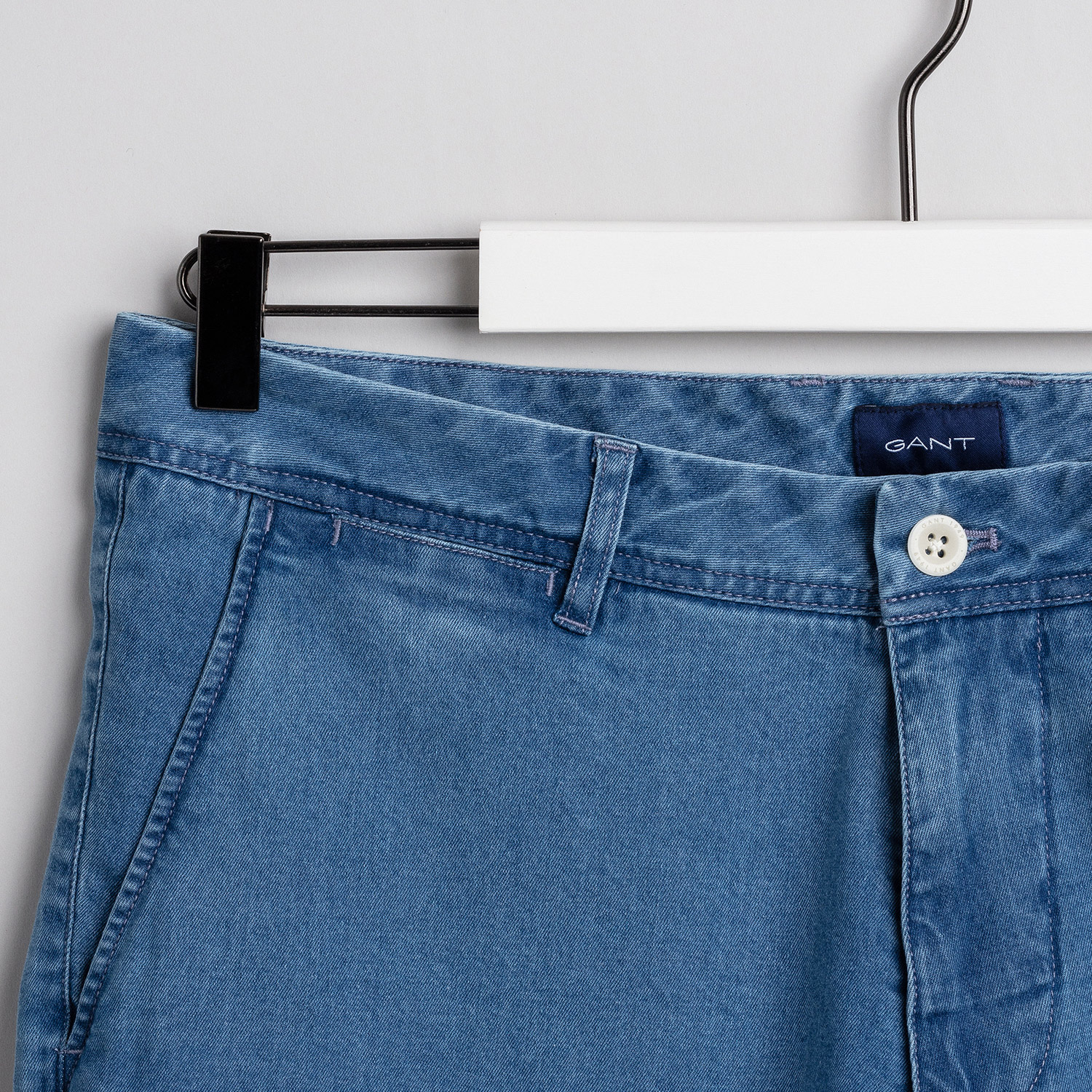 GANT Erkek Mavi Bermuda Şort