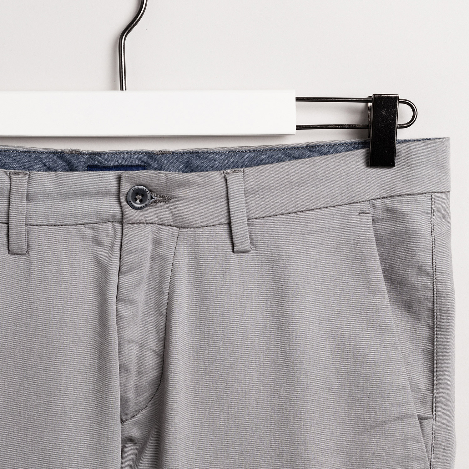 GANT Erkek Gri Slim Fit Chino Pantolon