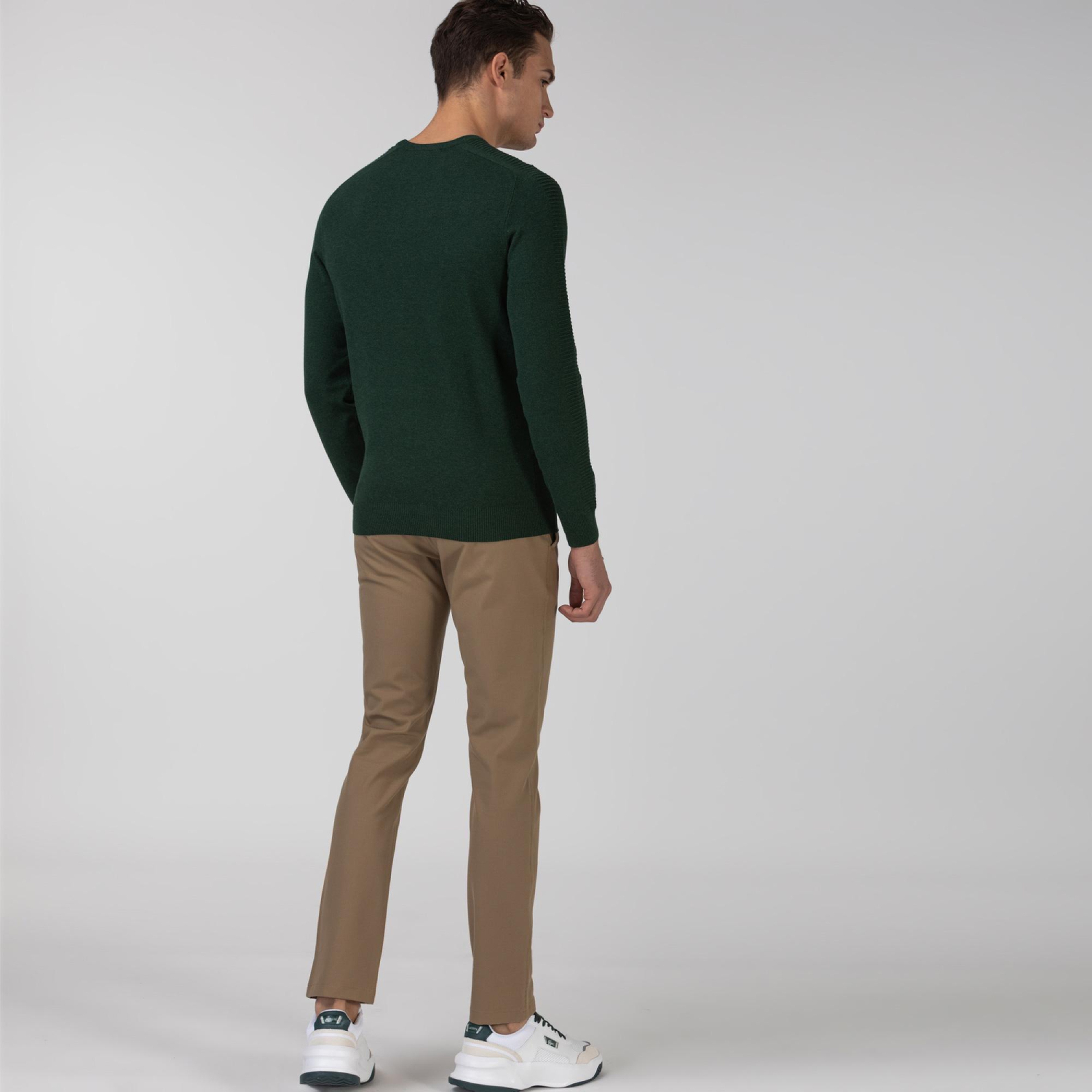 Lacoste Erkek Slim Fit Streç Bej Pantolon