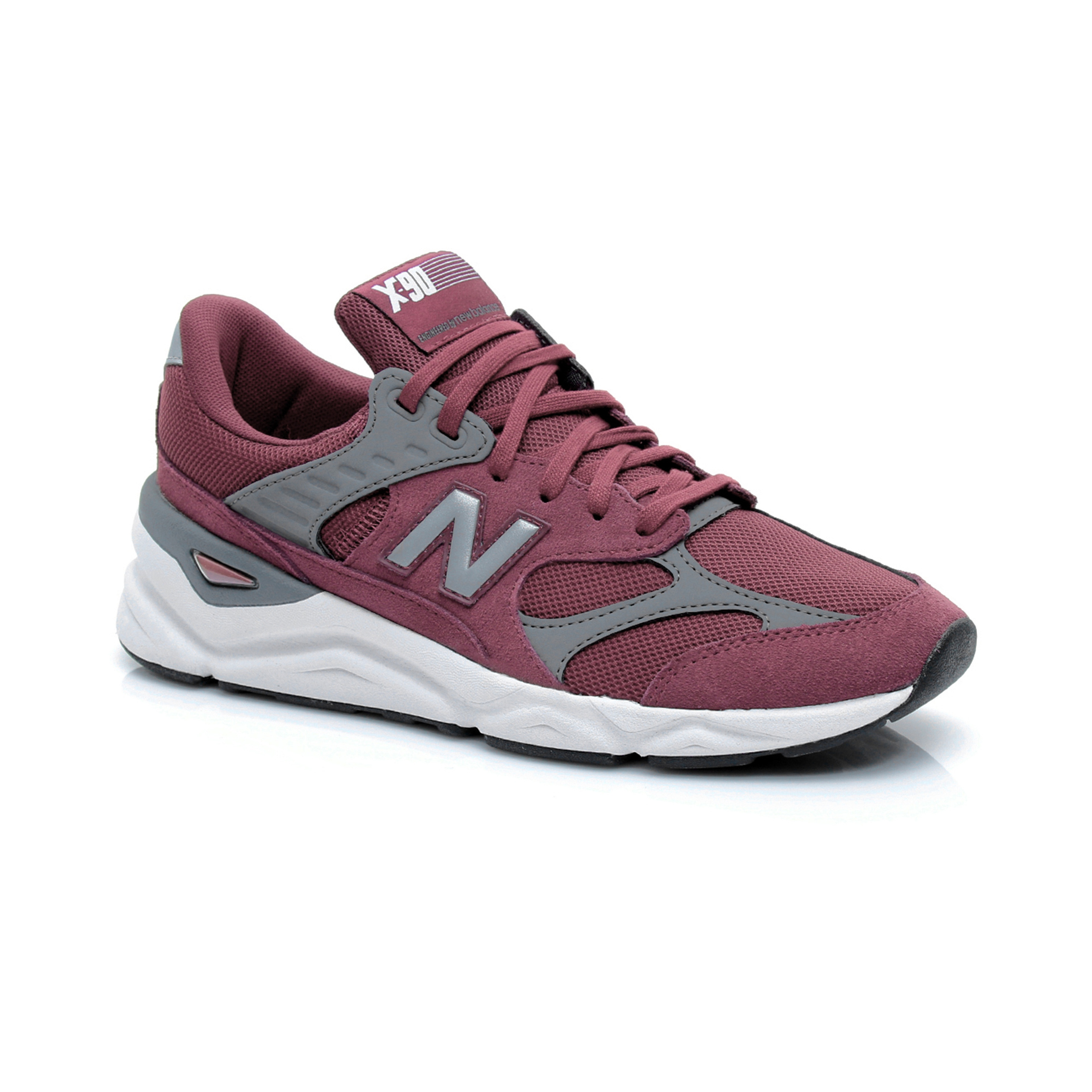 New Balance X90 Reconstructed Erkek Bordo Spor Ayakkabı