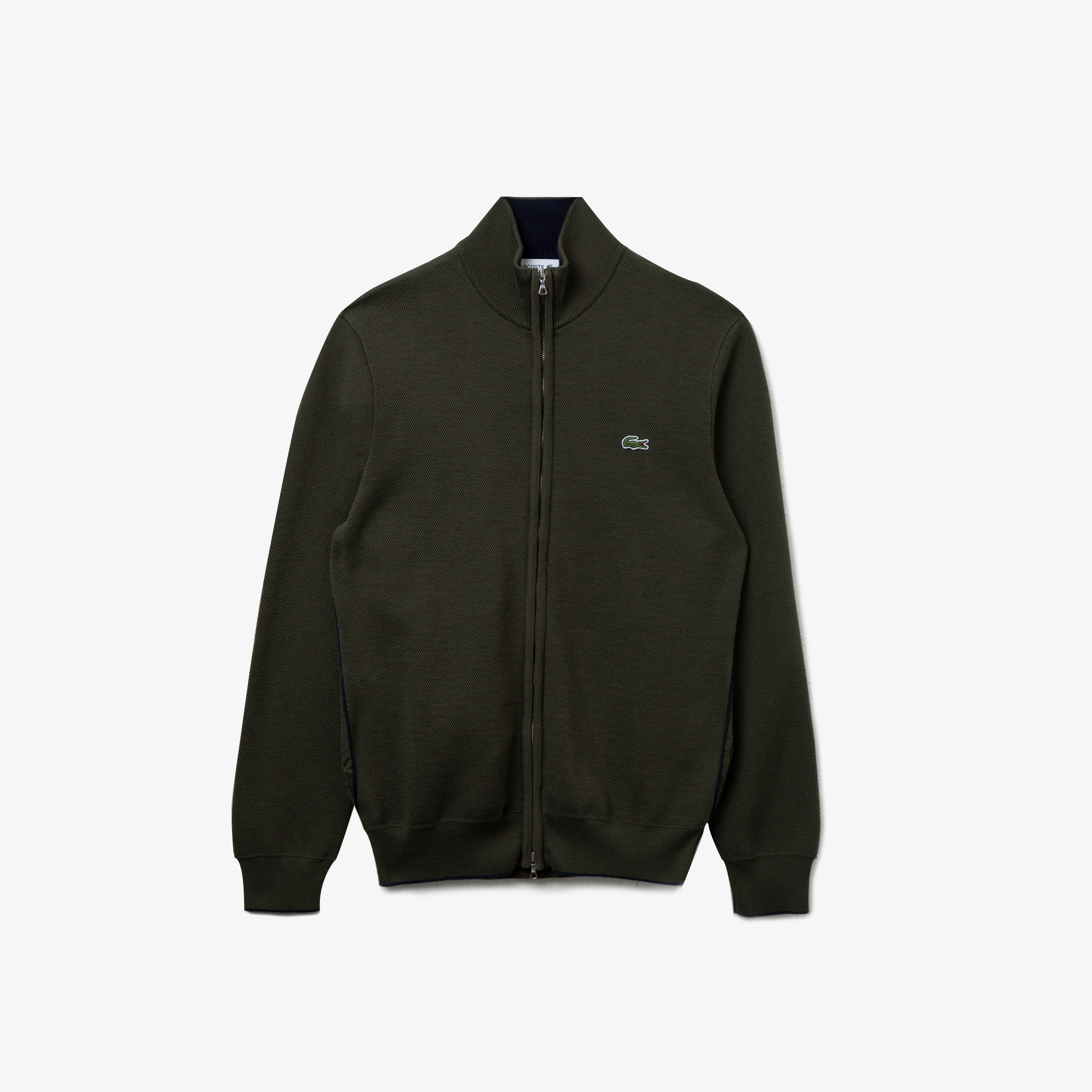 Lacoste Erkek Fermuarlı Haki Hırka