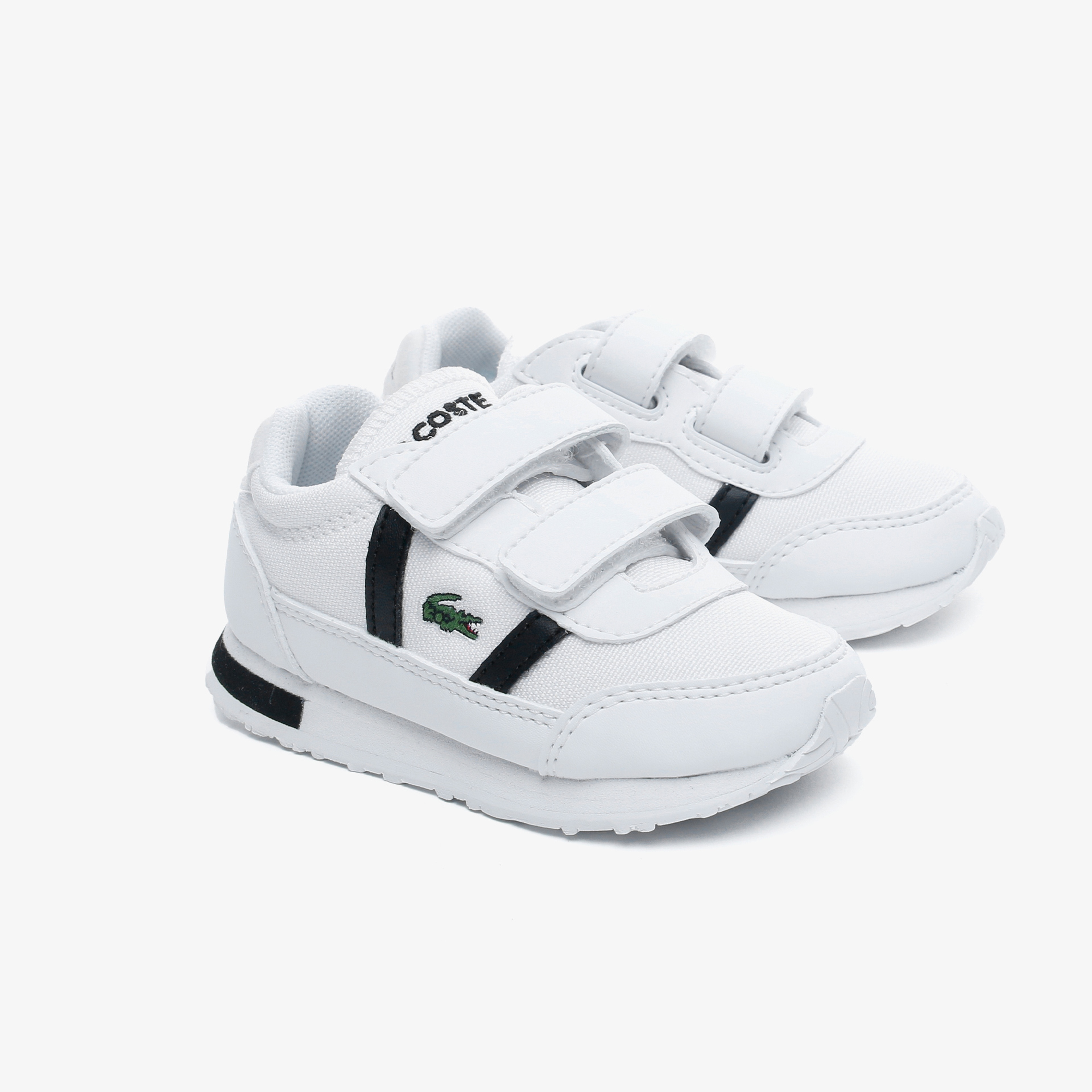 Lacoste Partner 0120 1 Çocuk Beyaz - Siyah Sneaker