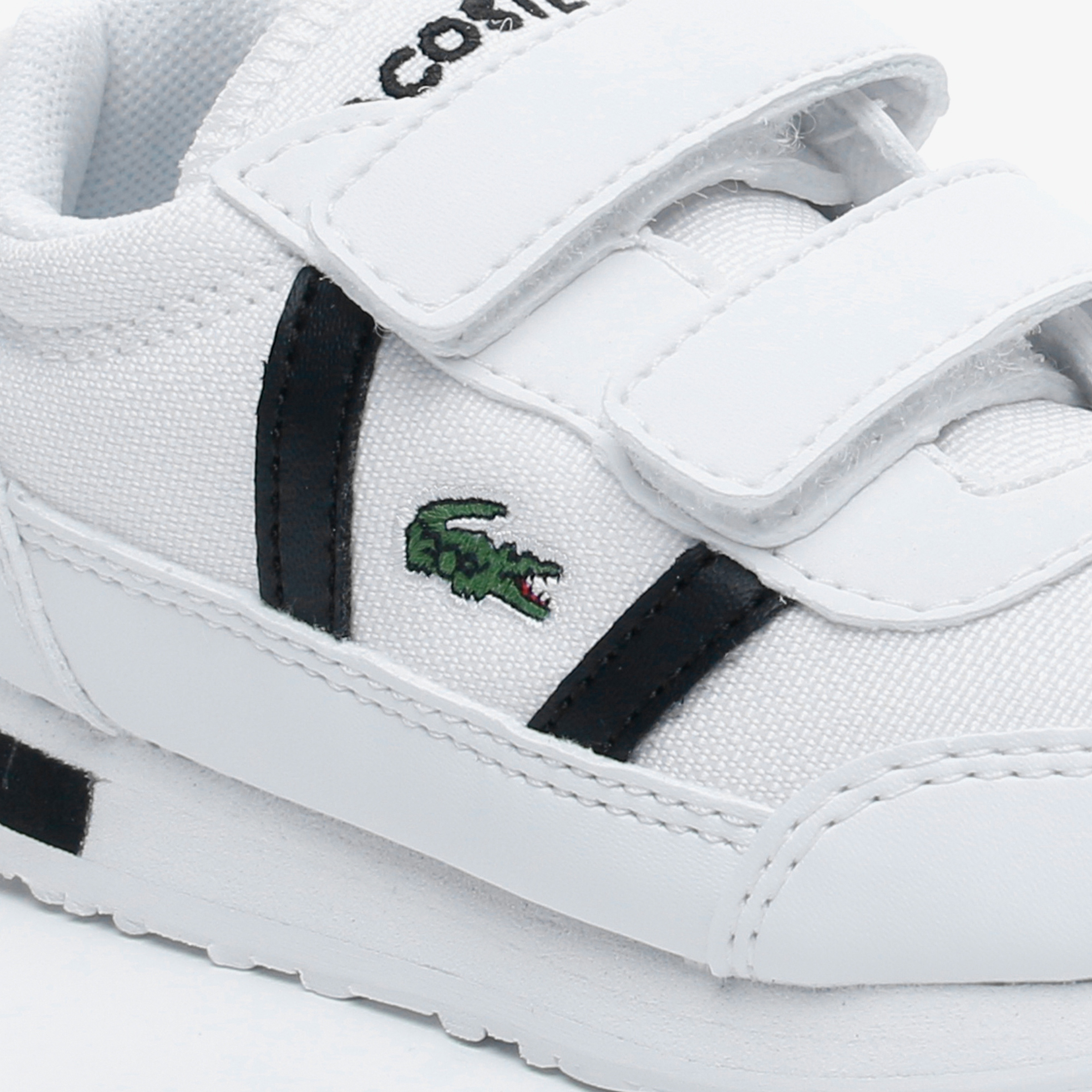 Lacoste Partner 0120 1 Çocuk Beyaz - Siyah Sneaker