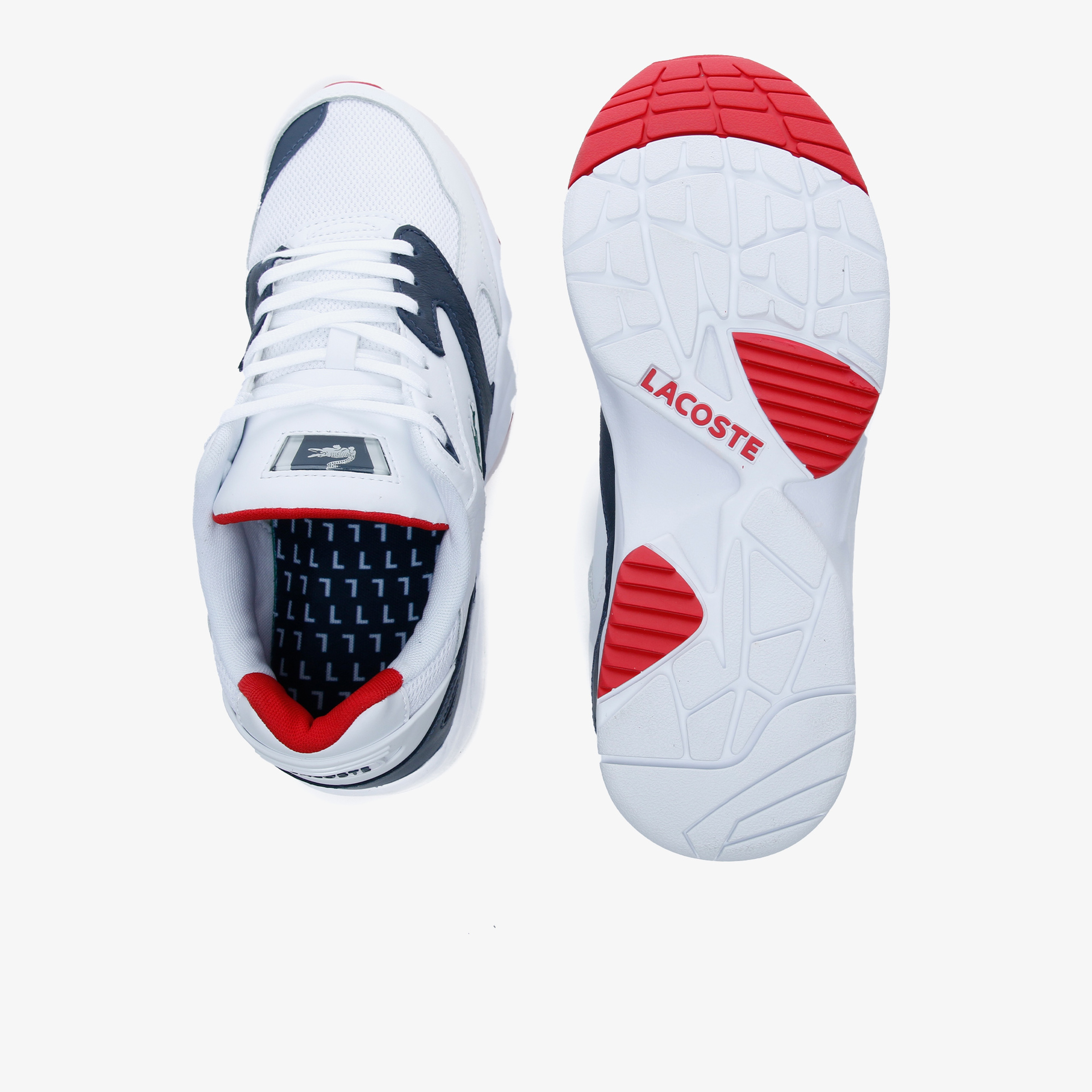 Lacoste Storm 96 Erkek Beyaz-Lacivert Spor Ayakkabı