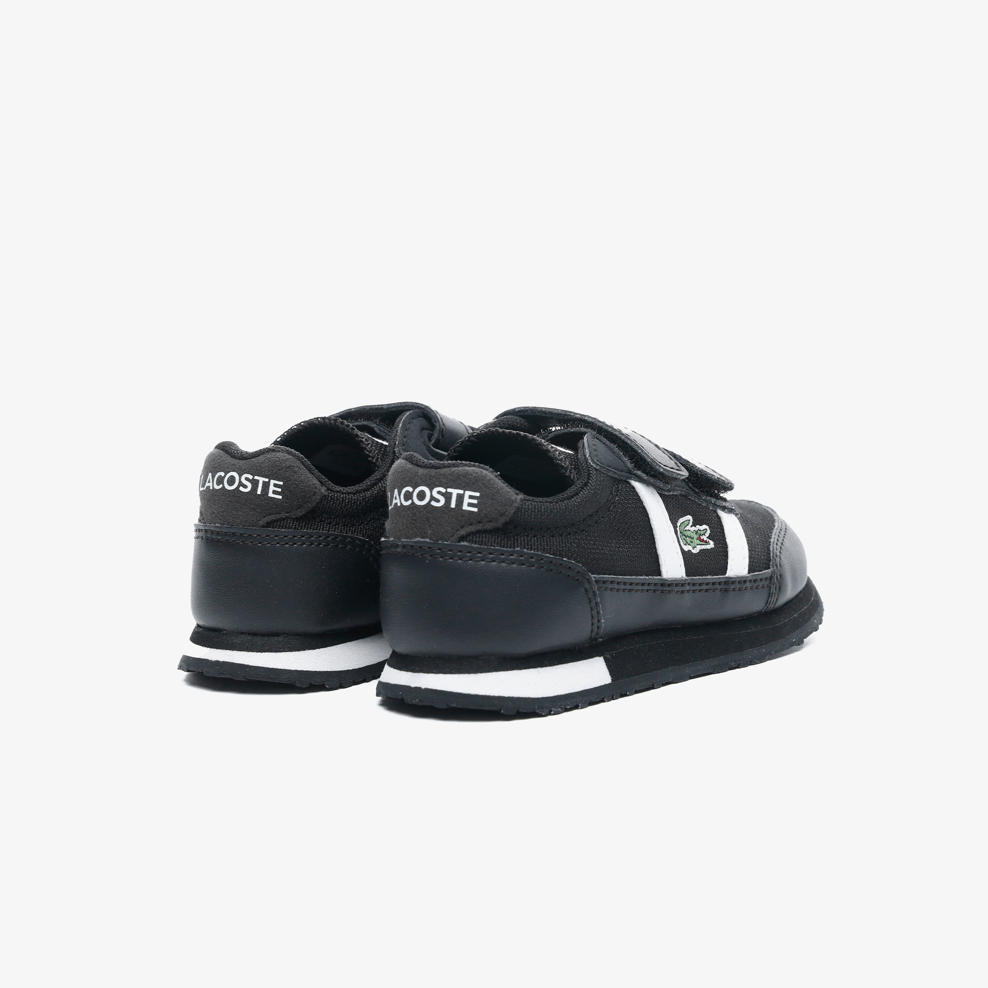 Lacoste Partner 0120 1 Çocuk Siyah - Beyaz Sneaker