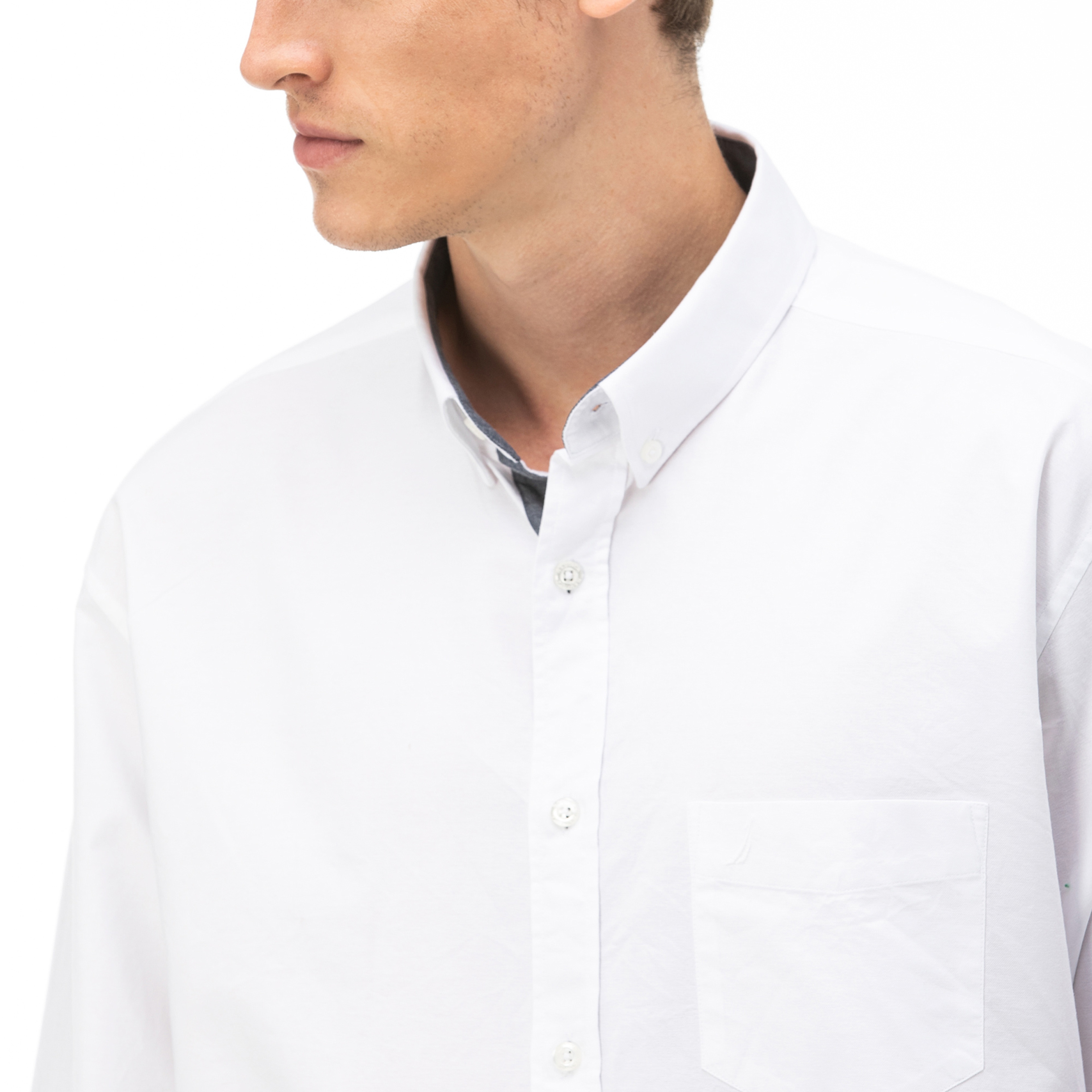 Nautıca Erkek Classıc Fıt Beyaz Gömlek