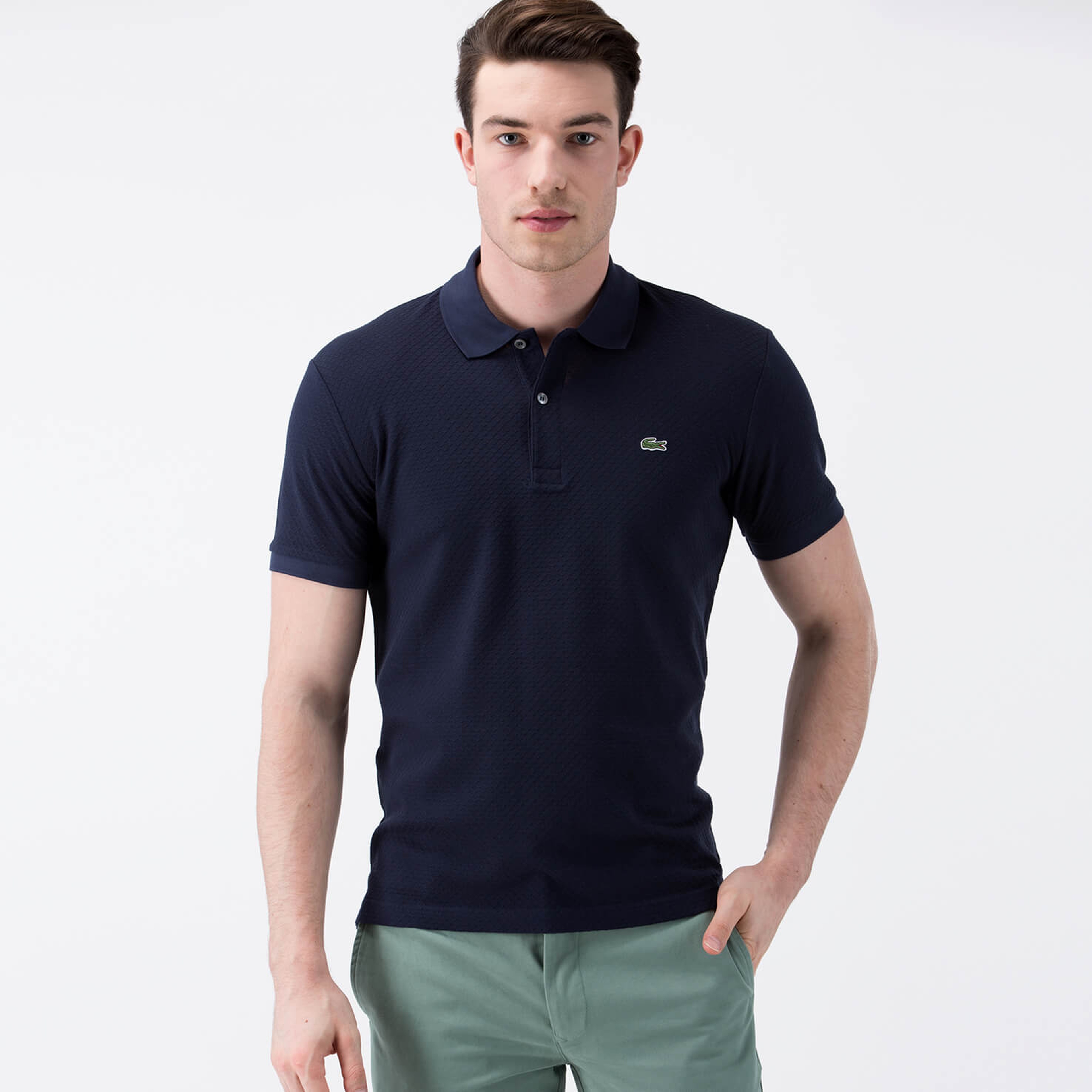 Lacoste Lacivert Kısa Kollu Erkek Polo