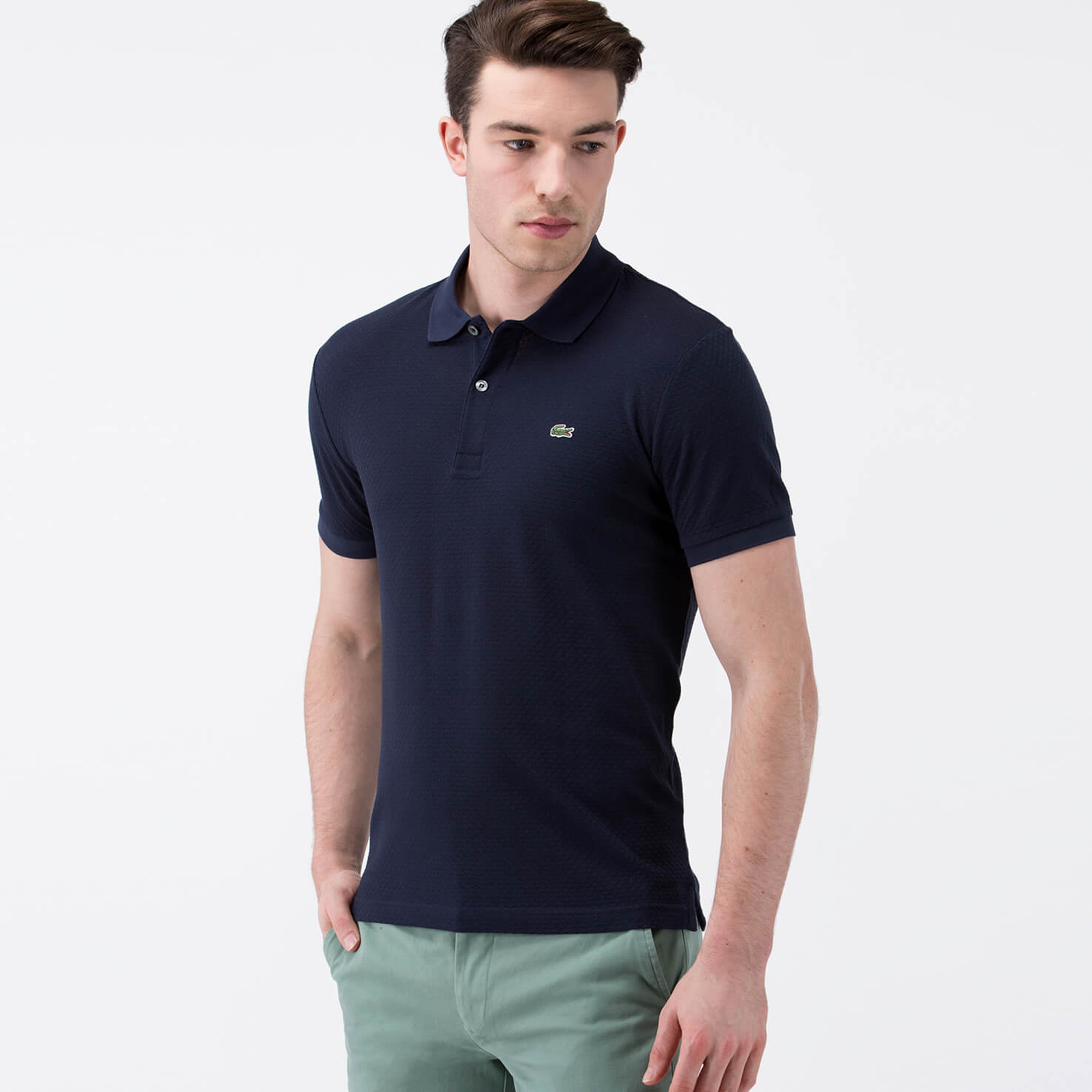 Lacoste Lacivert Kısa Kollu Erkek Polo