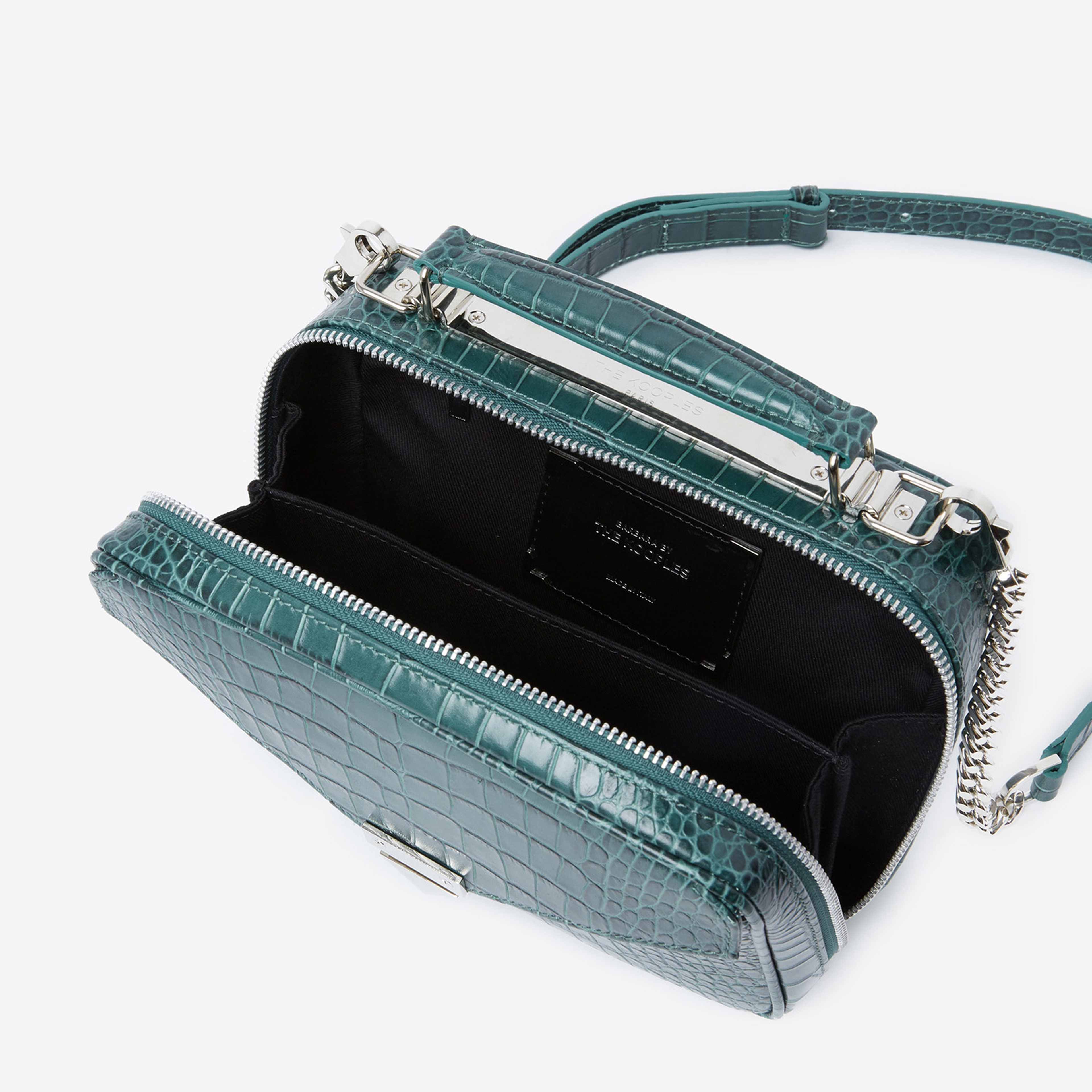 The Kooples Barbara Orta Boy Kadın Zümrüt Deri Çanta