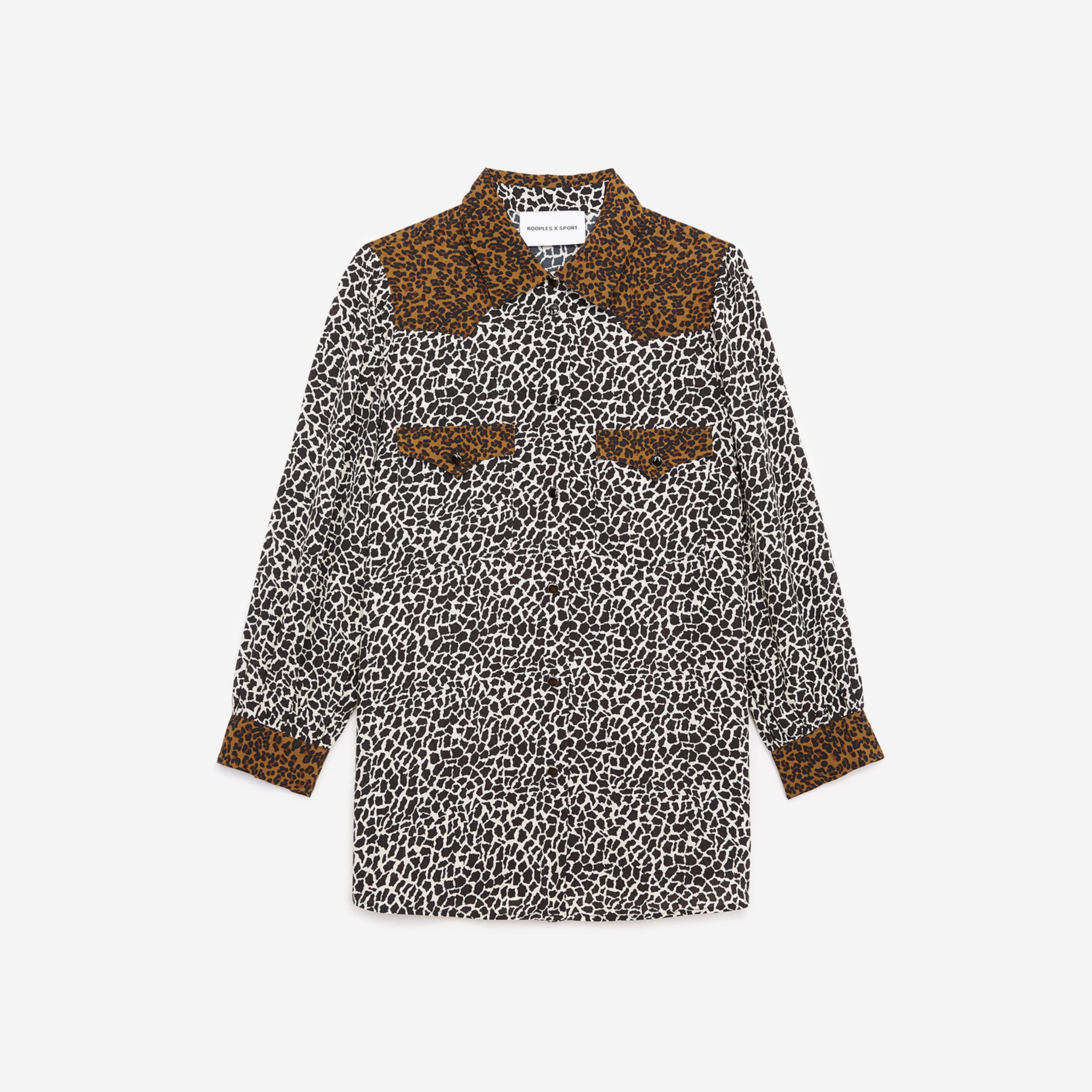 The Kooples Kadın Desenli Cepli Gömlek