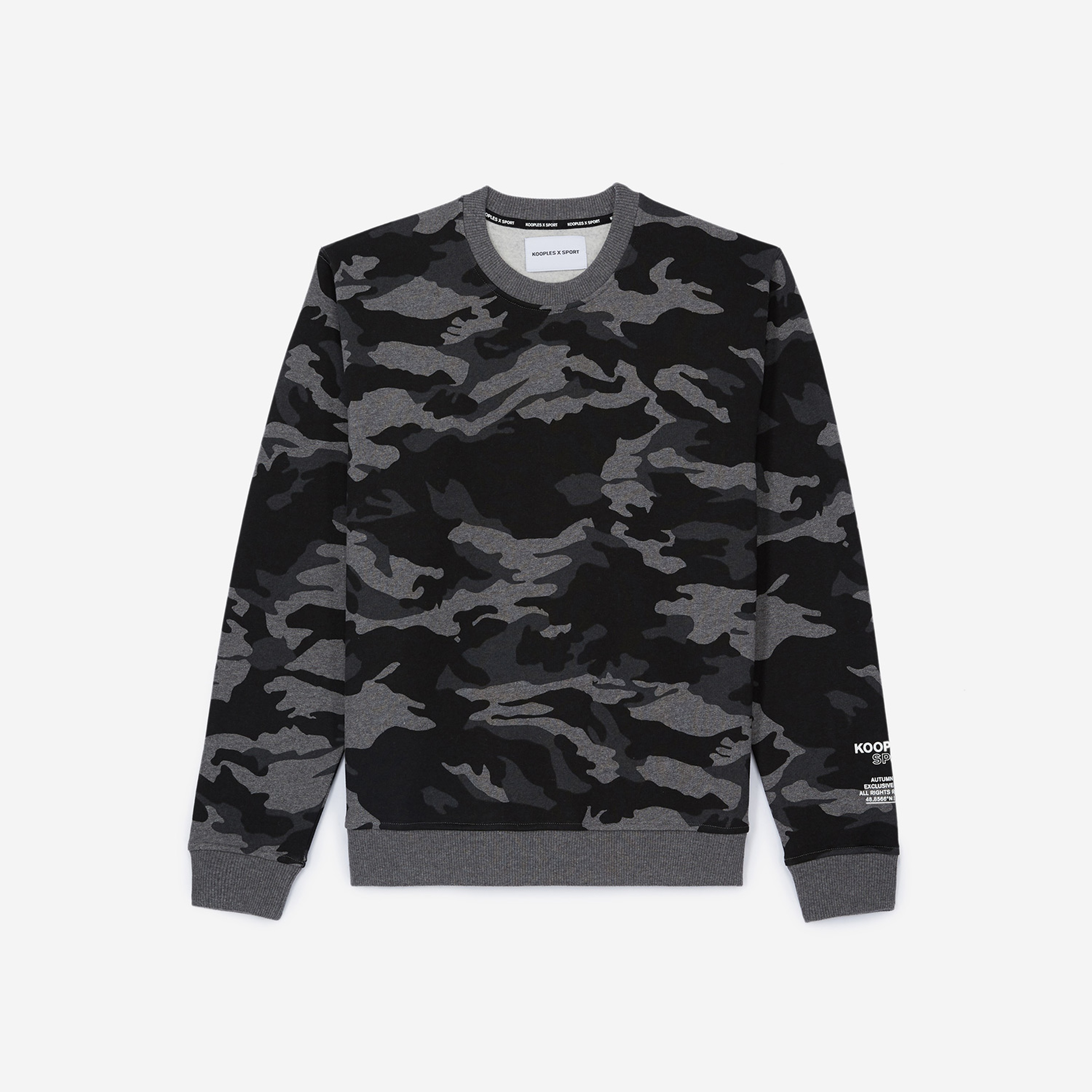 The Kooples Erkek Gri Sweatshırt