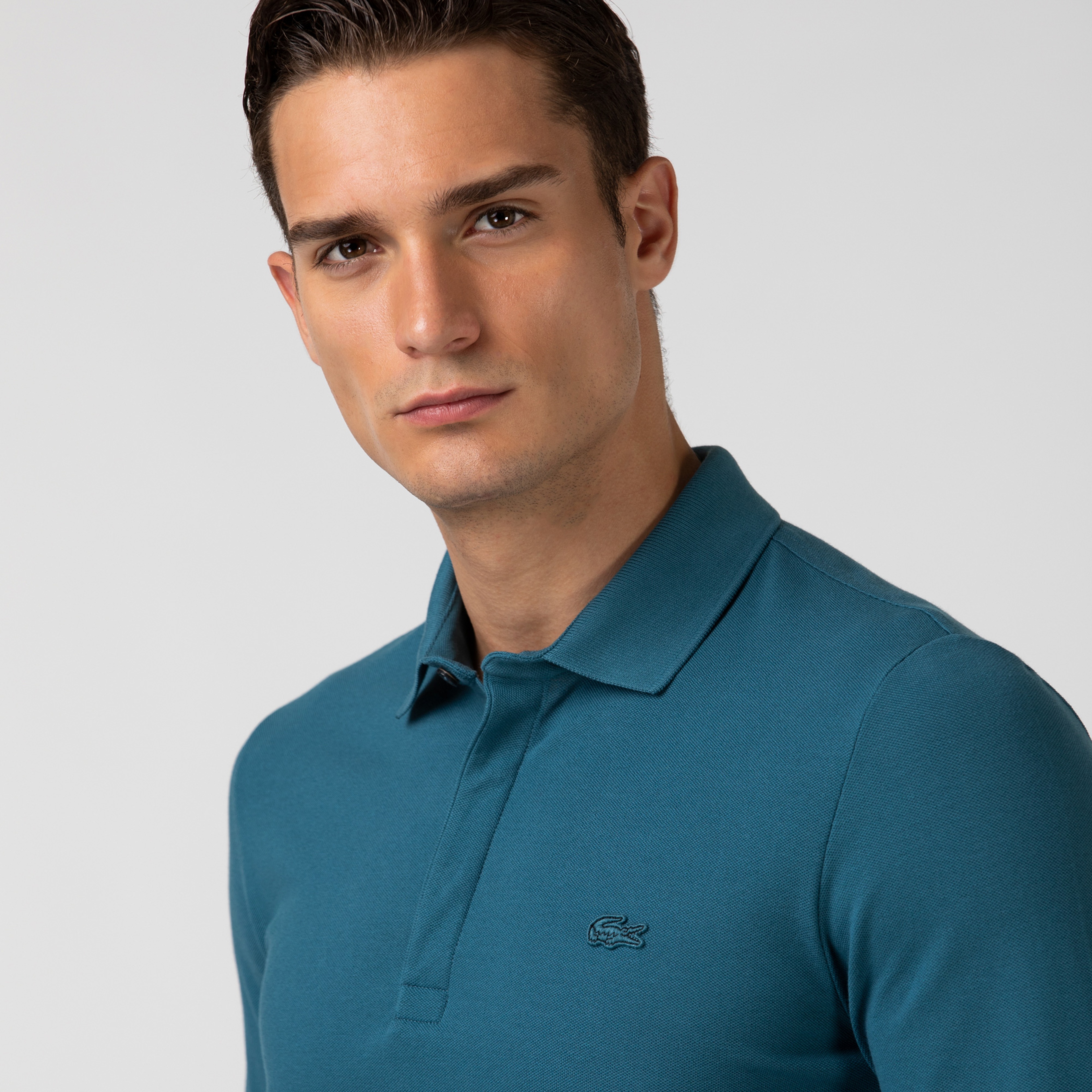 Lacoste Erkek Regular Fit Uzun Kollu Mavi Paris Polo