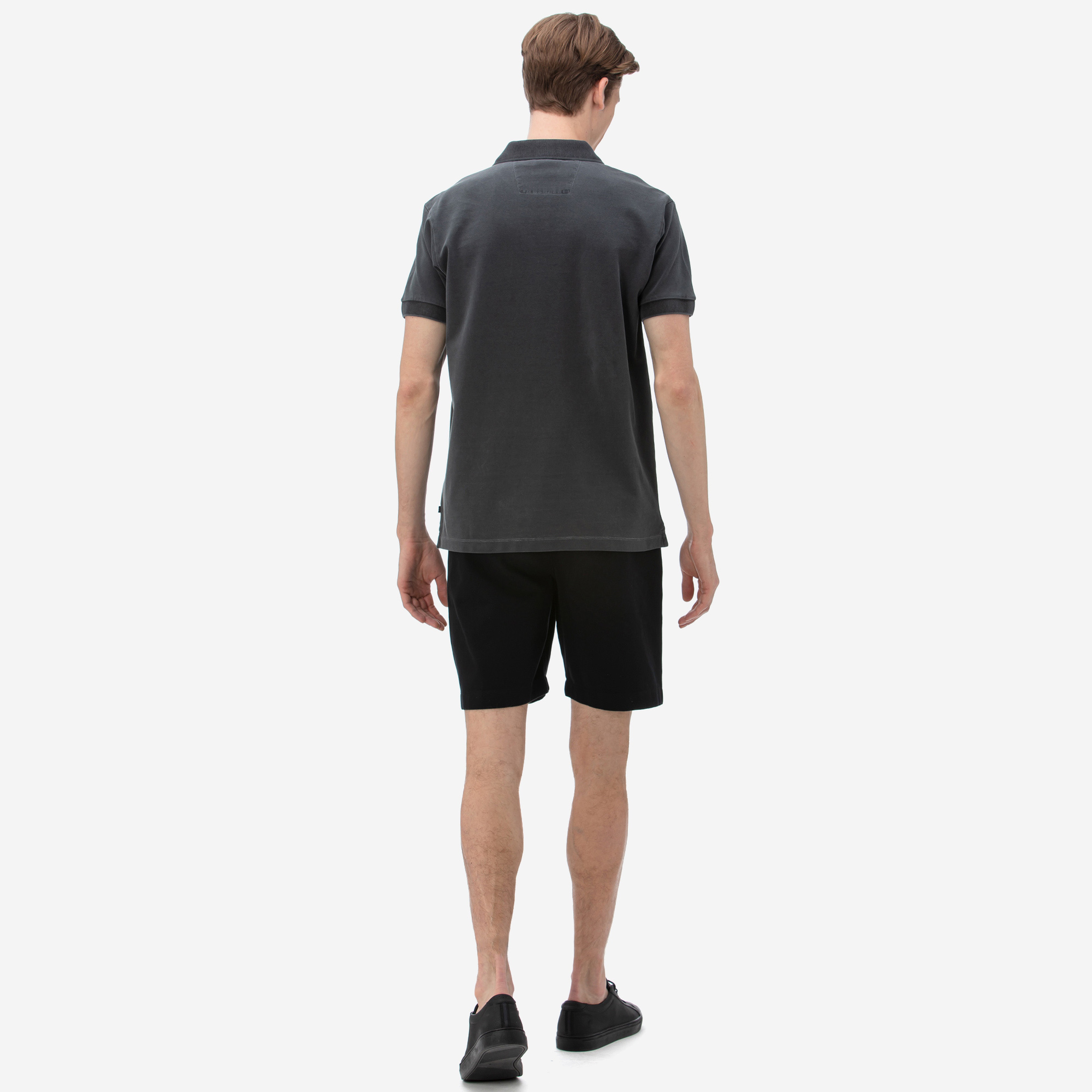 NAUTICA ERKEK SLIM FIT SİYAH BERMUDA ŞORT