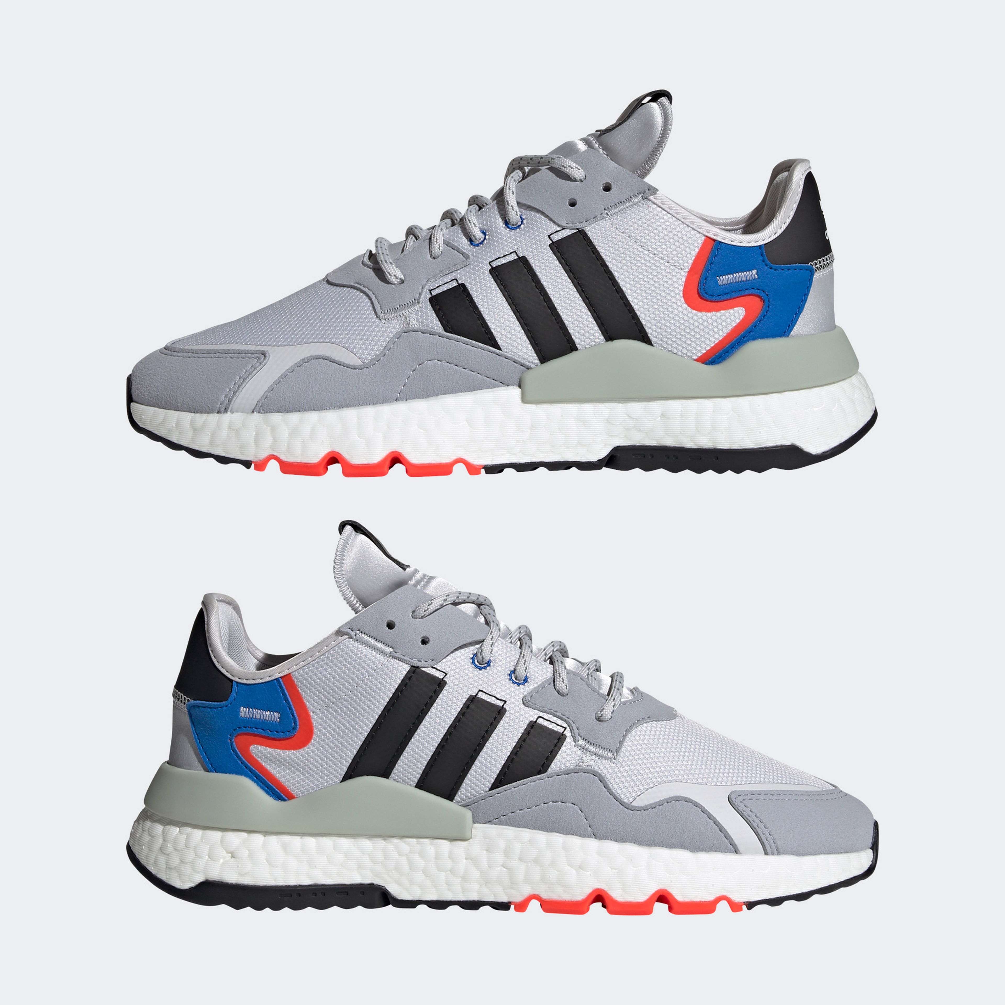 adidas Nite Jogger Erkek Gri Spor Ayakkabı