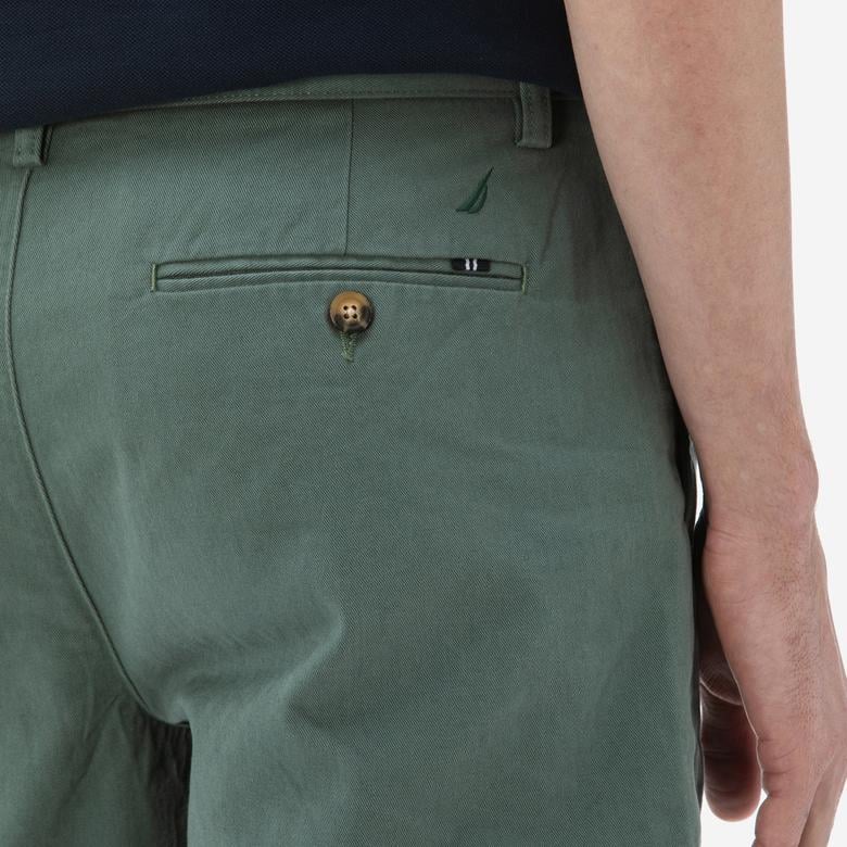 NAUTICA ERKEK YEŞİL CHINO SLIM FIT BERMUDA ŞORT