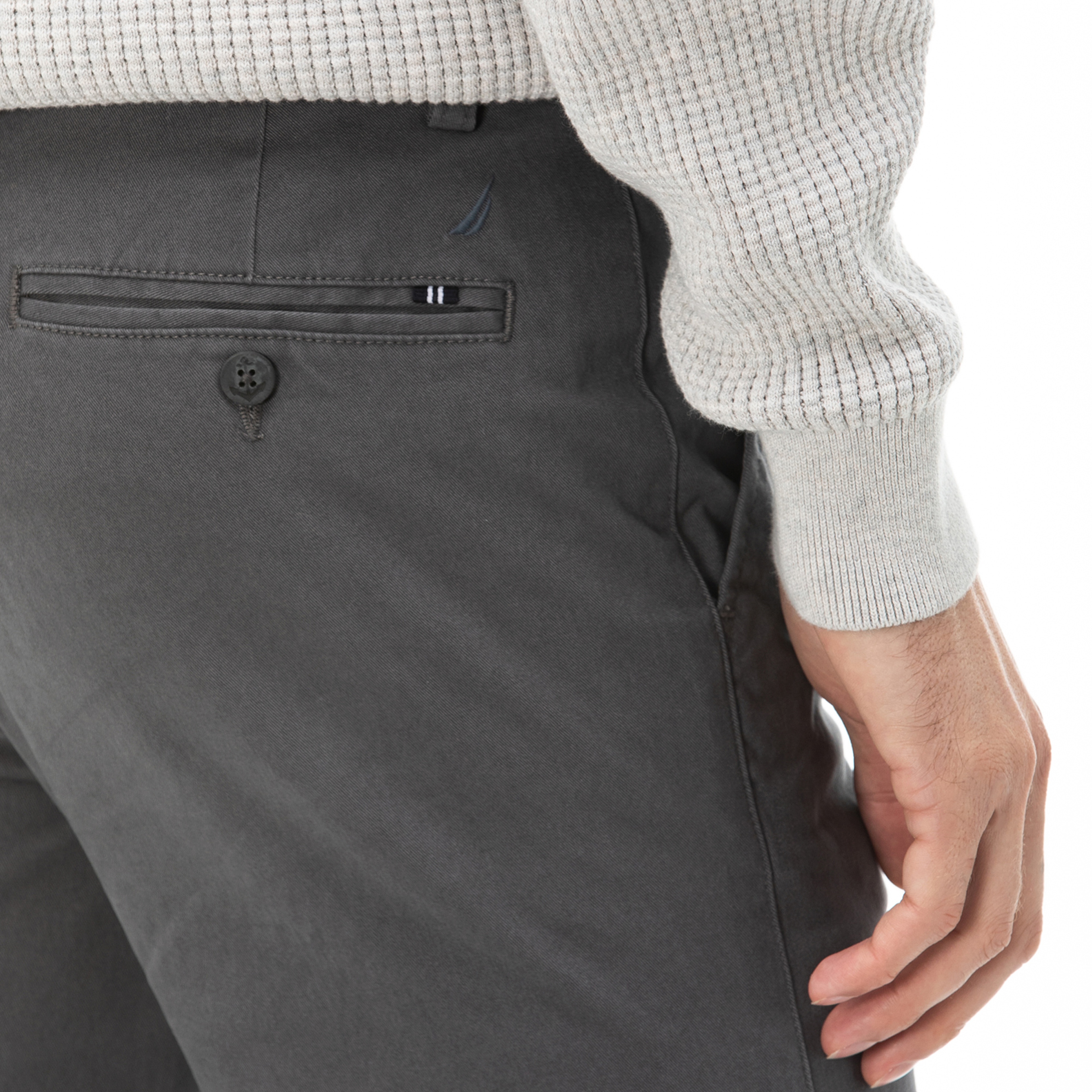 Nautica Erkek Gri Slim Fit Pantolon