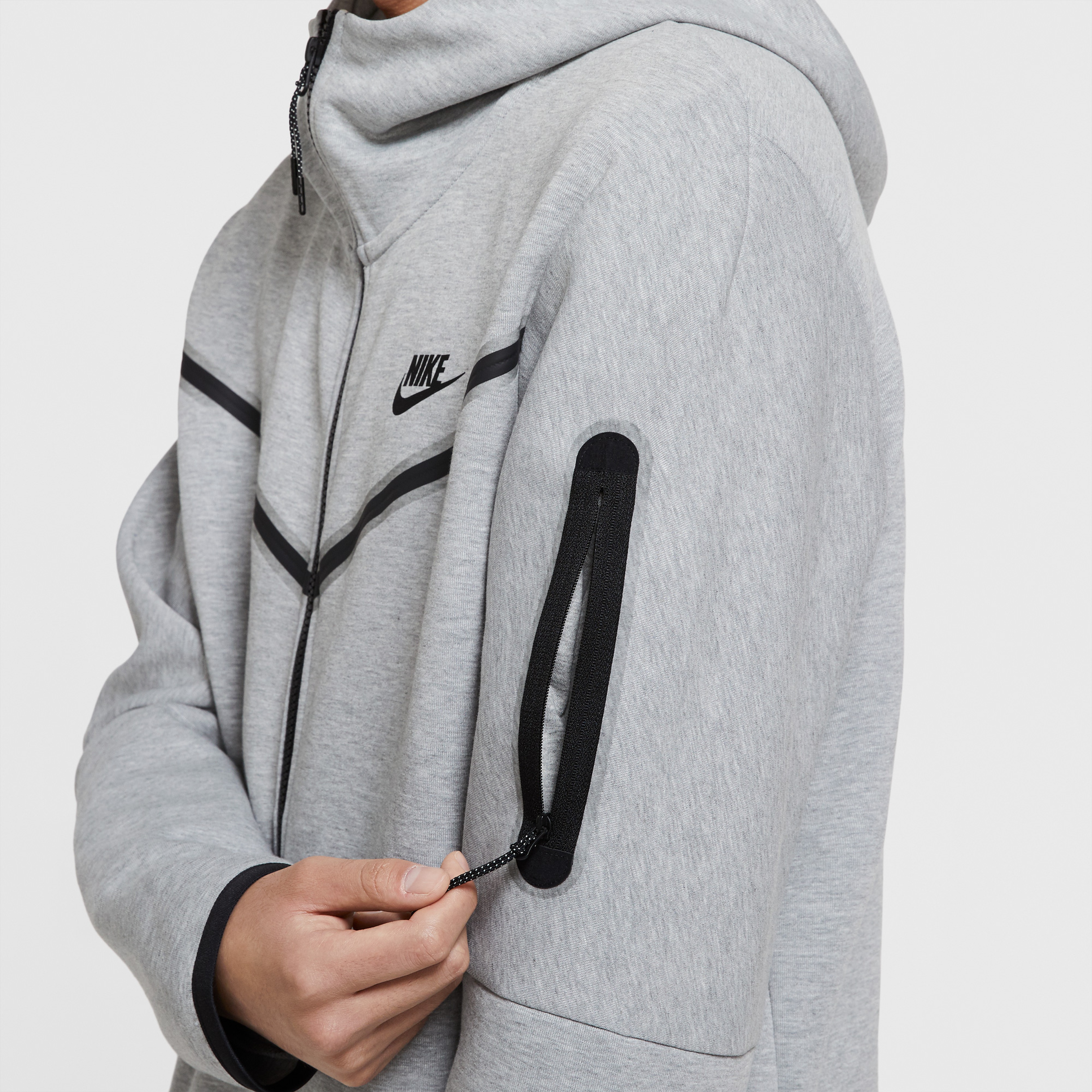 Nike Sportswear Tech Fleece Erkek Gri Eşofman Üstü