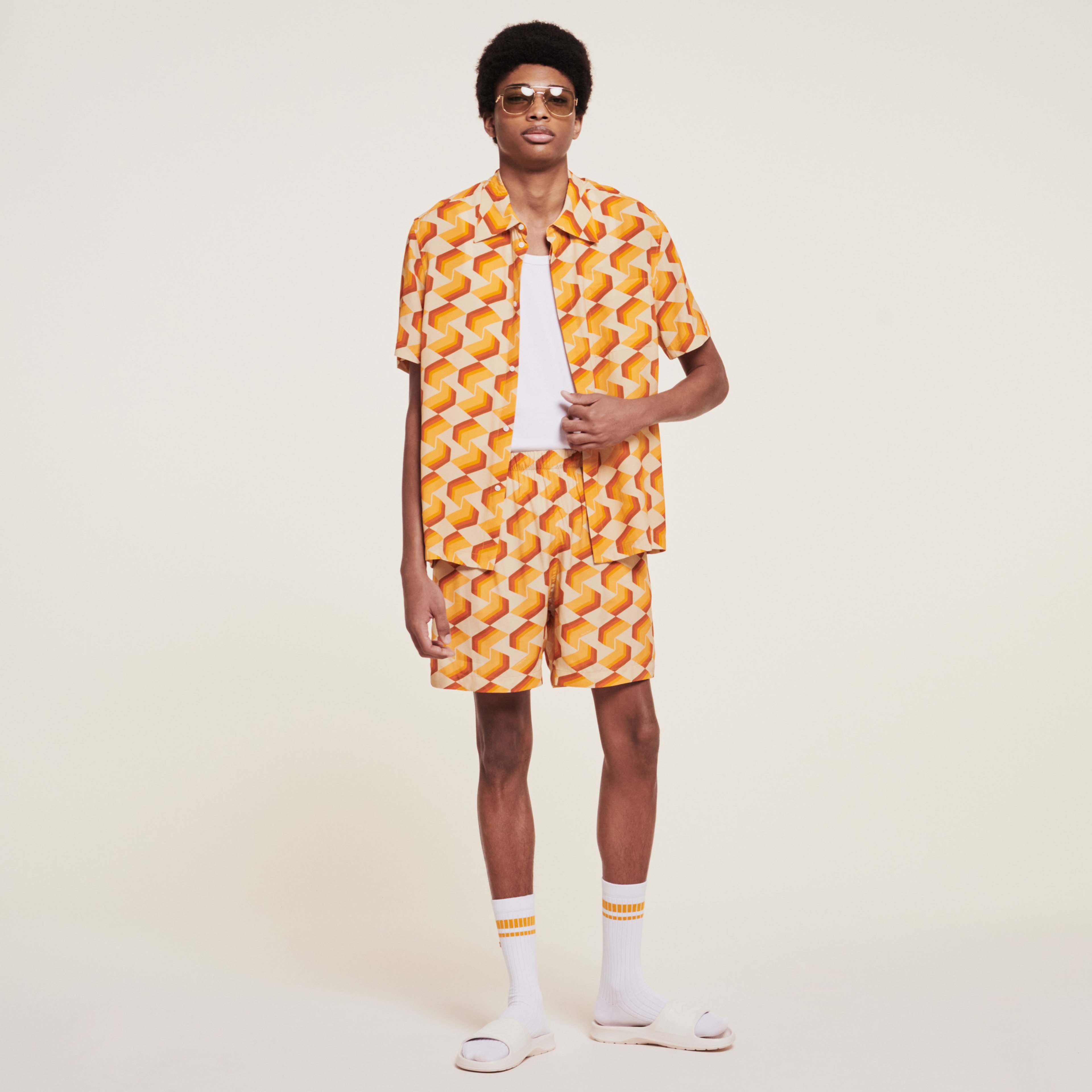 Lacoste X Ricky Regal Erkek Desenli Renkli Şort