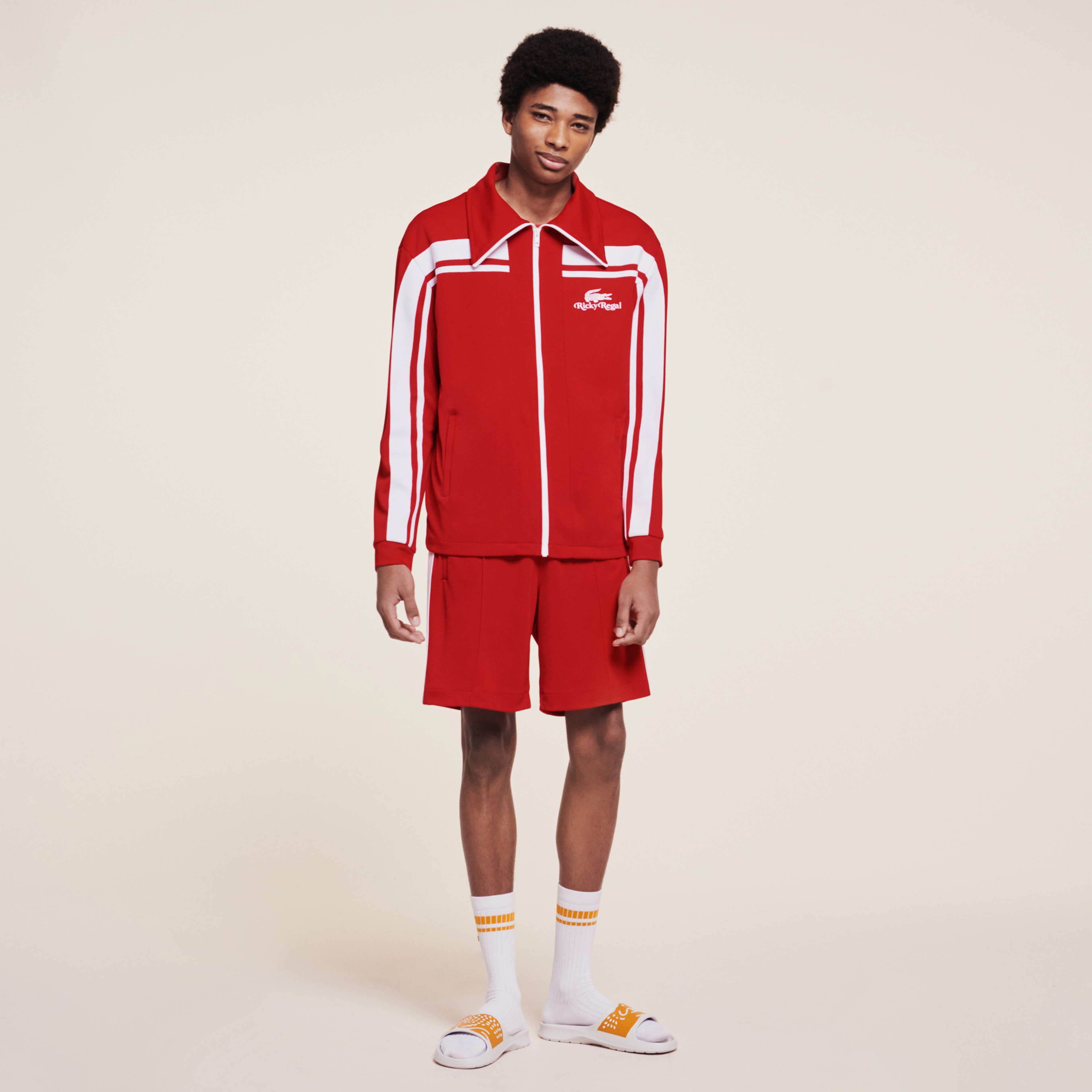Lacoste x Ricky Regal Erkek Kırmızı SweatshirtXXLSH1774| Occasion