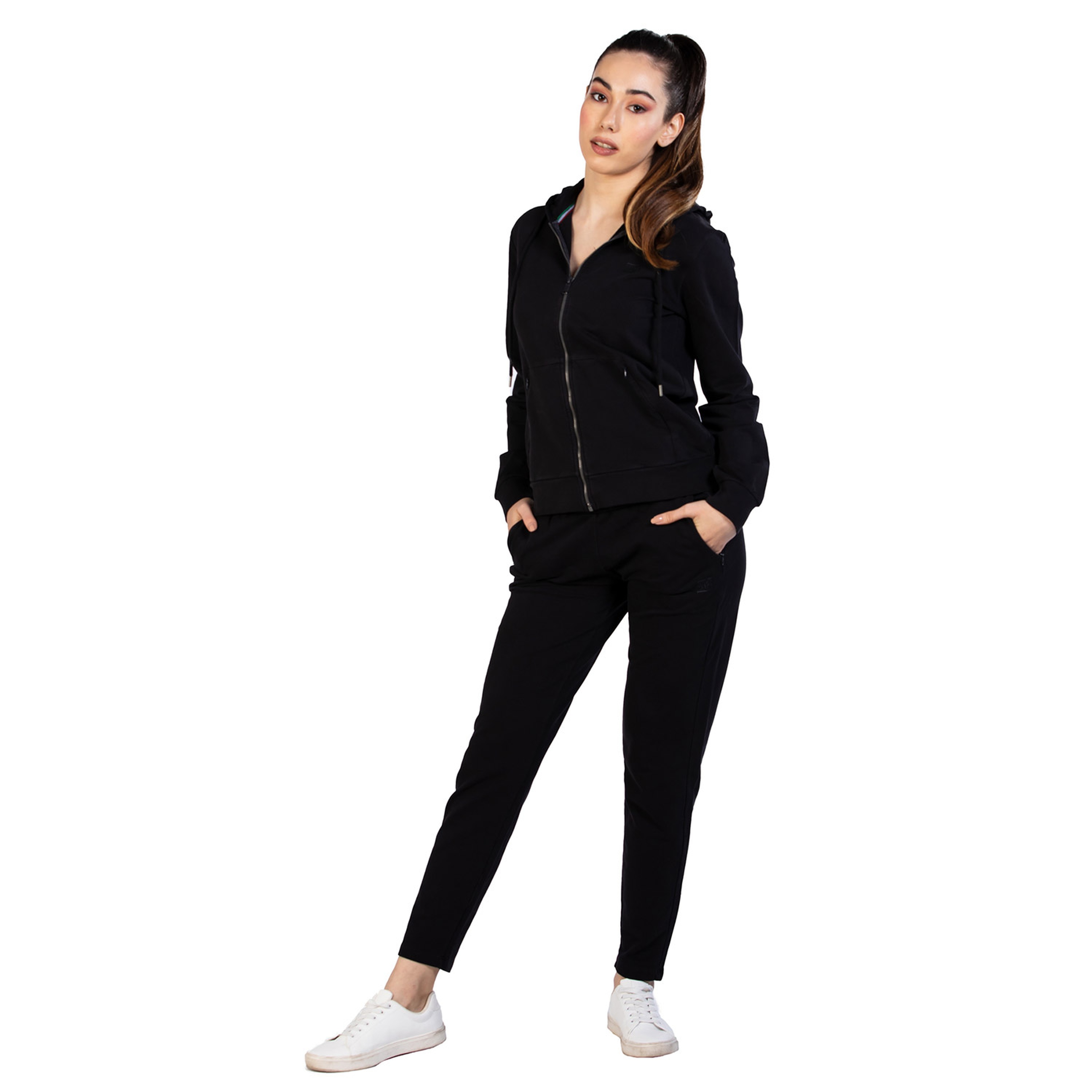 Ruck&Maul Kadın Siyah Eşofman Üstü