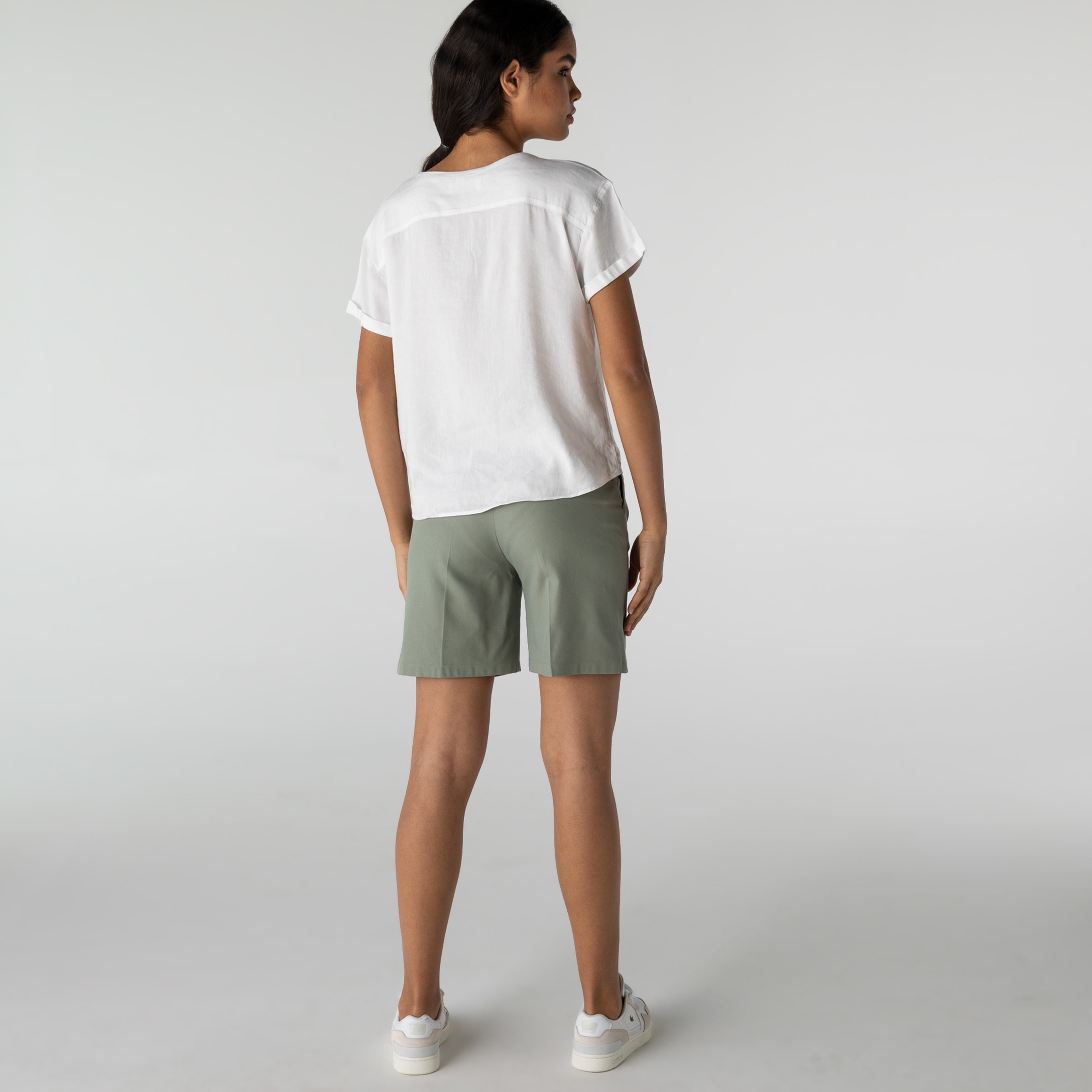 Lacoste Kadın Haki Şort