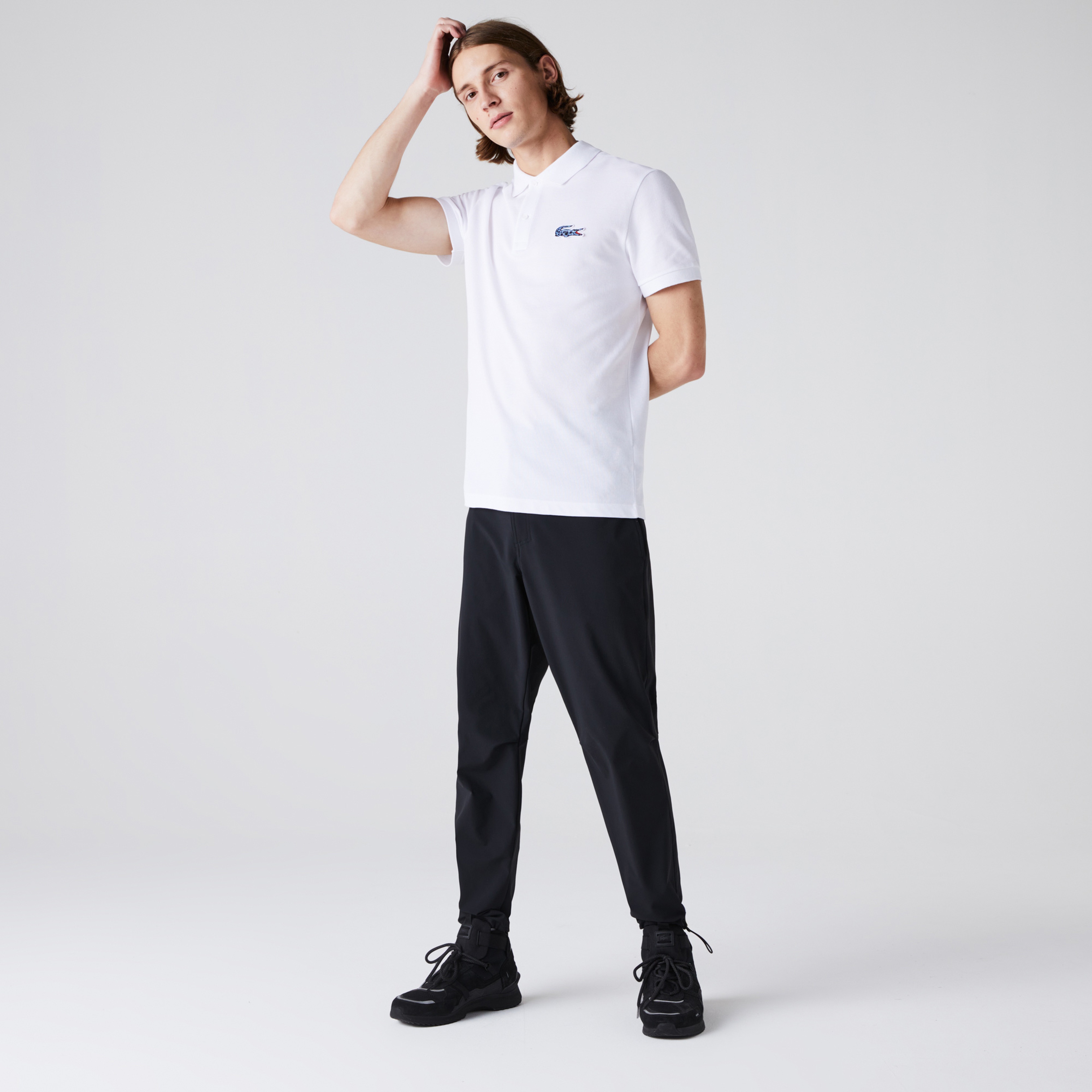 Lacoste x National Geographic Erkek Regular Fit Beyaz Polo2