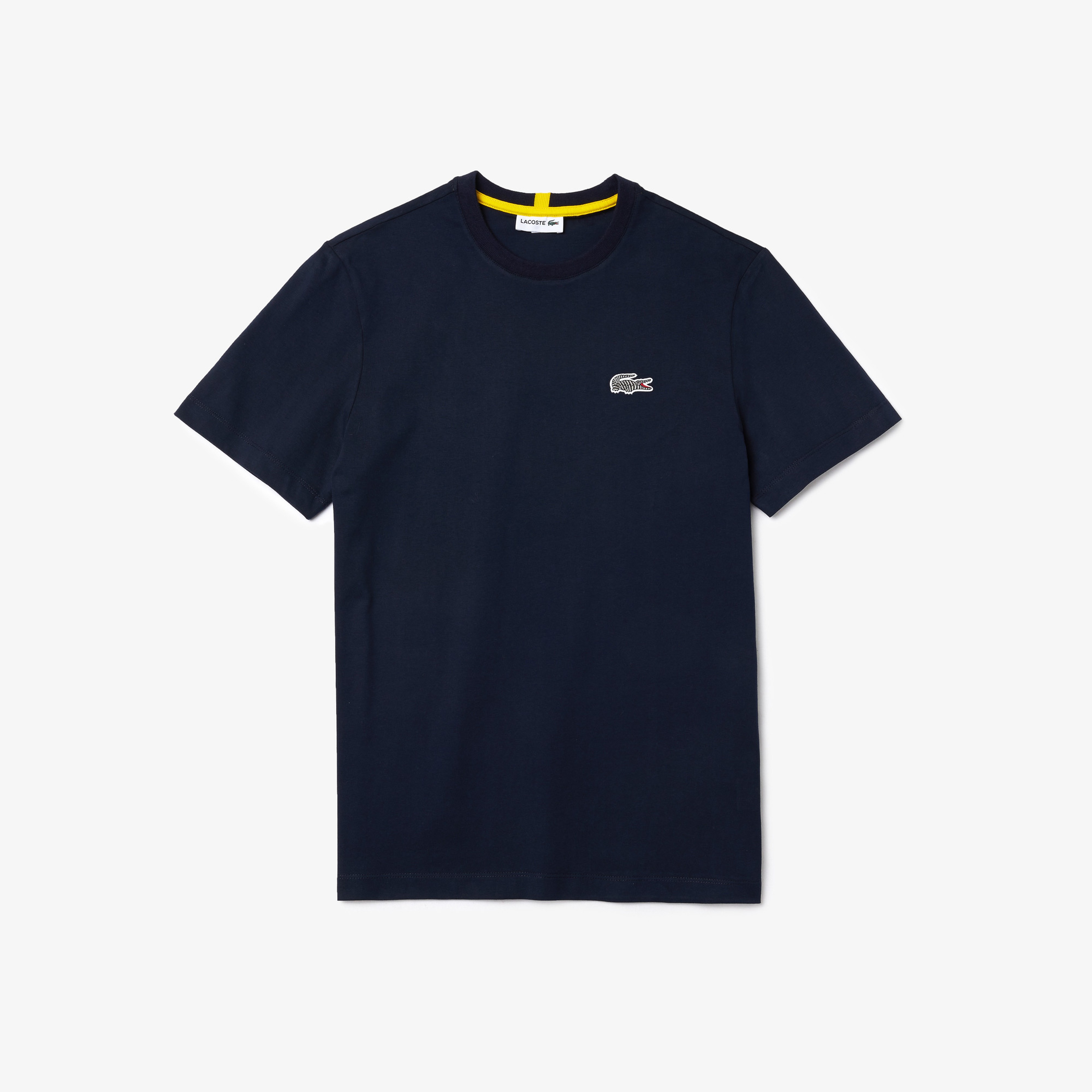 Lacoste x National Geographic Erkek Regular Fit Lacivert T-Shirt