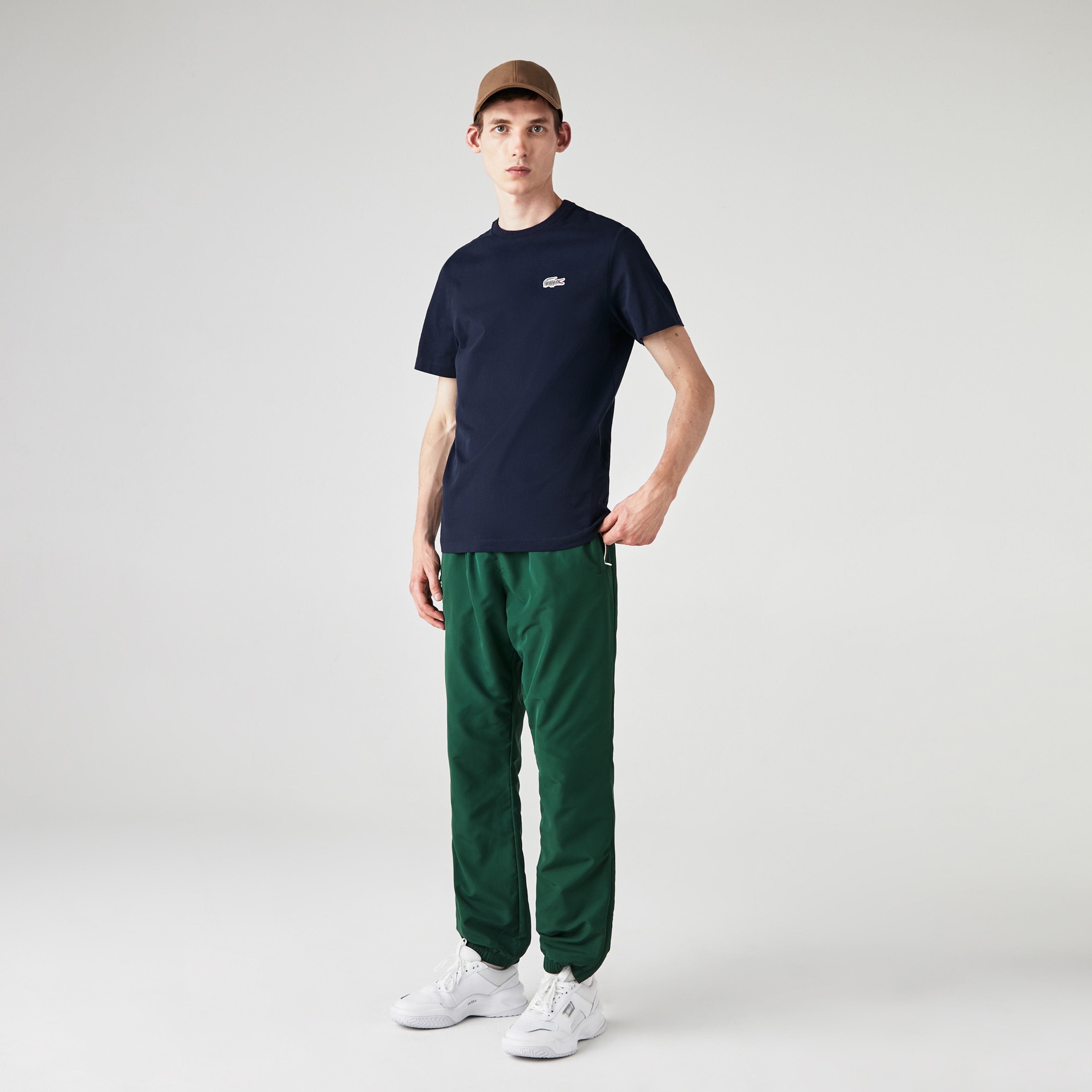 Lacoste x National Geographic Erkek Regular Fit Lacivert T-Shirt