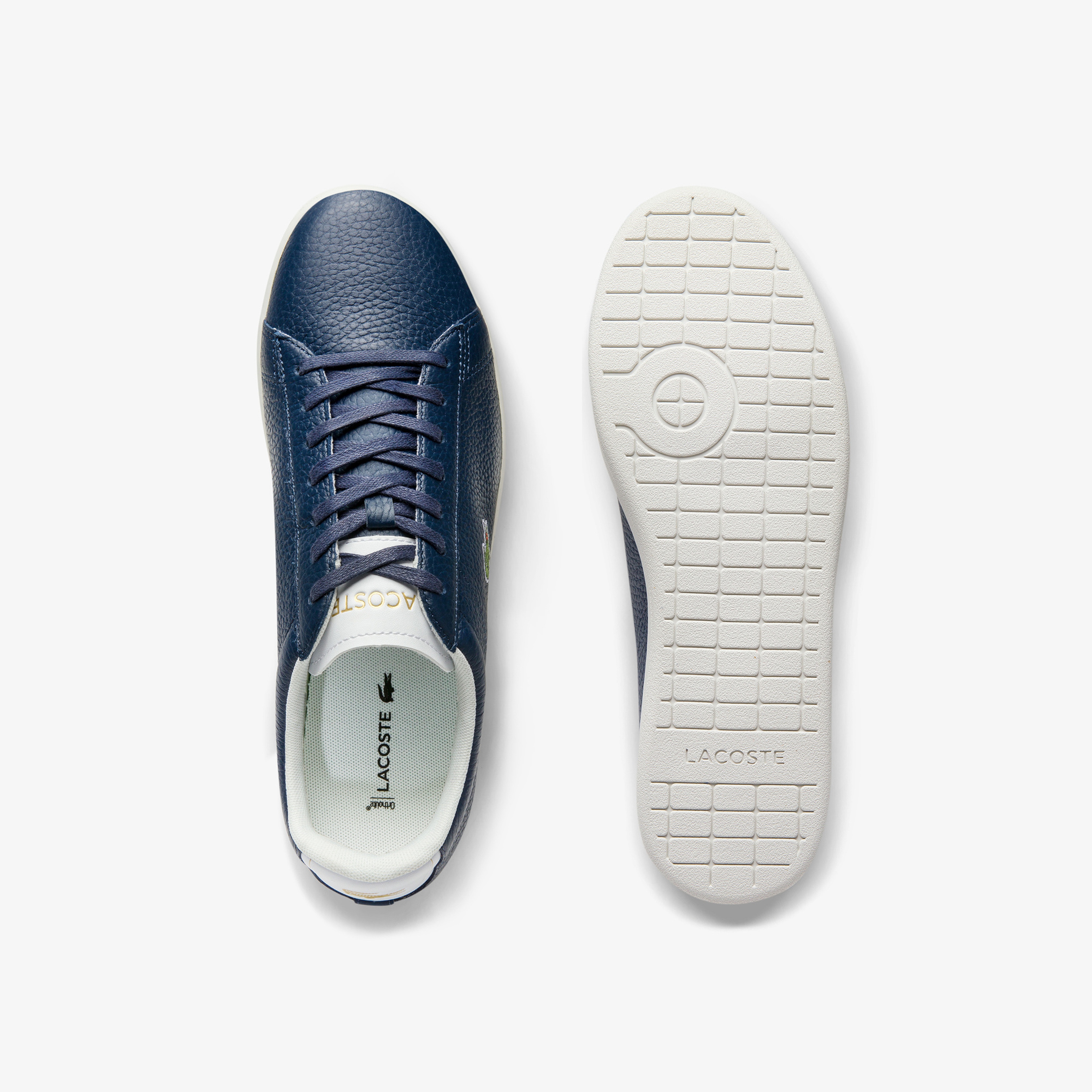 Lacoste Carnaby Evo 0120 2 Sma Erkek Deri Lacivert - Beyaz Sneaker