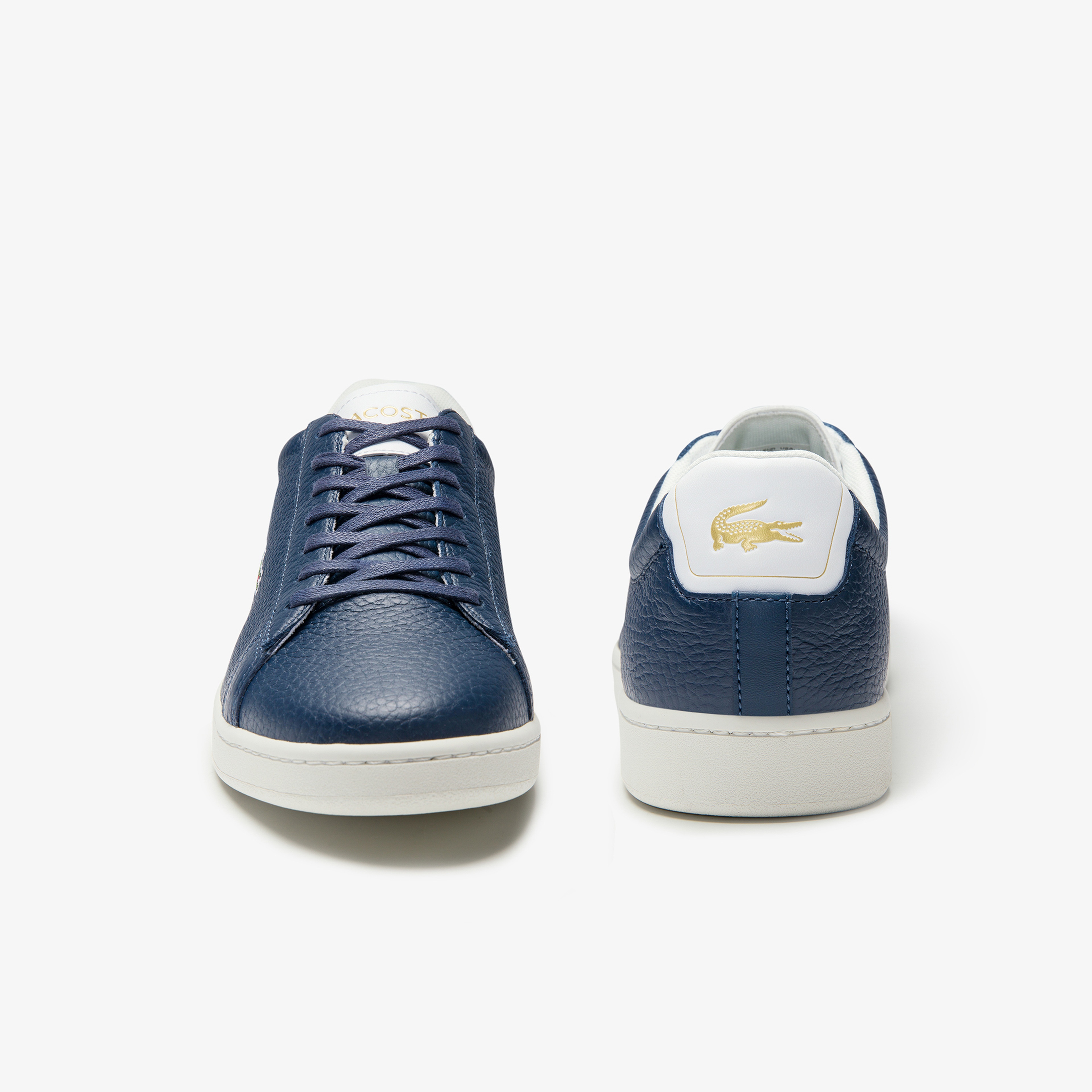 Lacoste Carnaby Evo 0120 2 Sma Erkek Deri Lacivert - Beyaz Sneaker