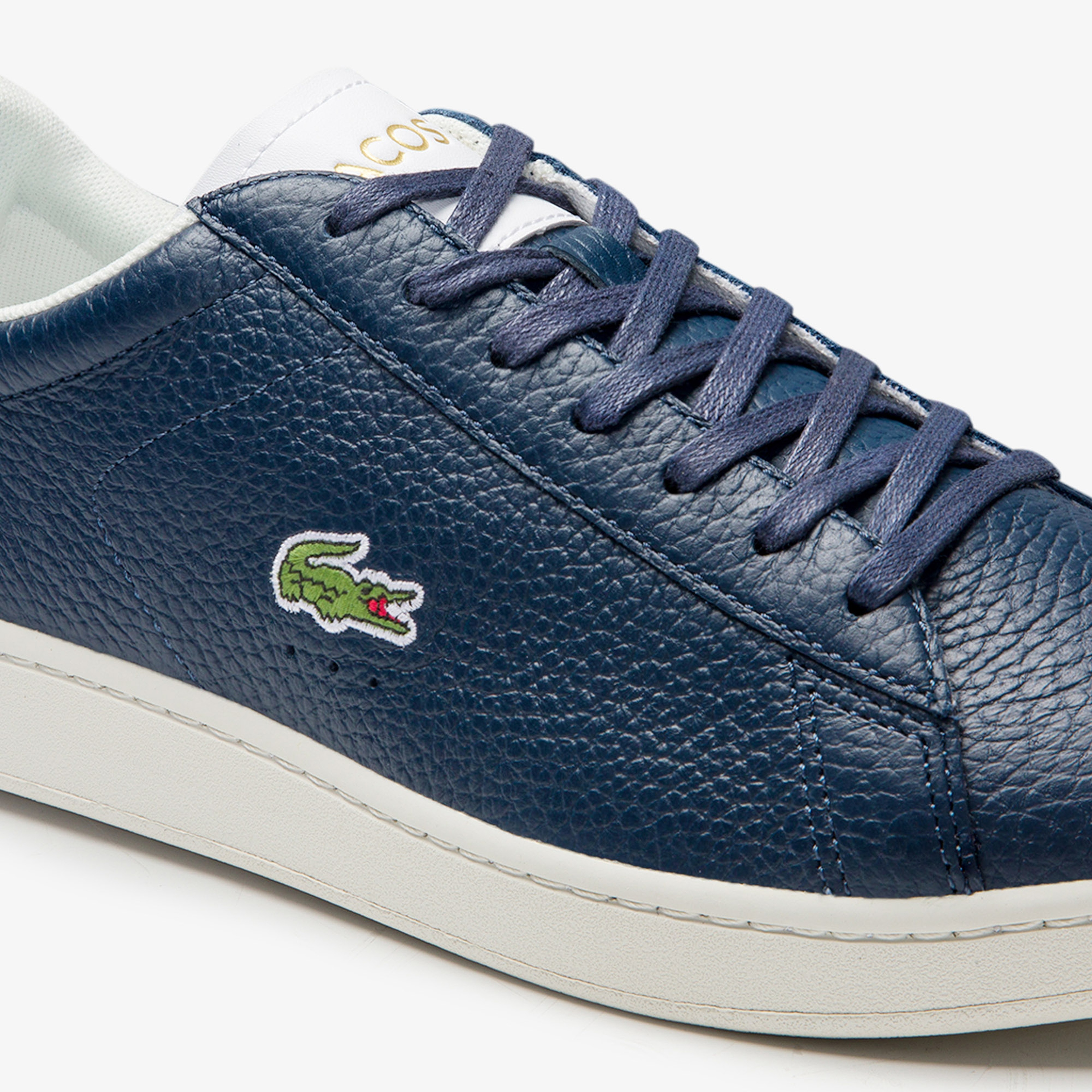 Lacoste Carnaby Evo 0120 2 Sma Erkek Deri Lacivert - Beyaz Sneaker